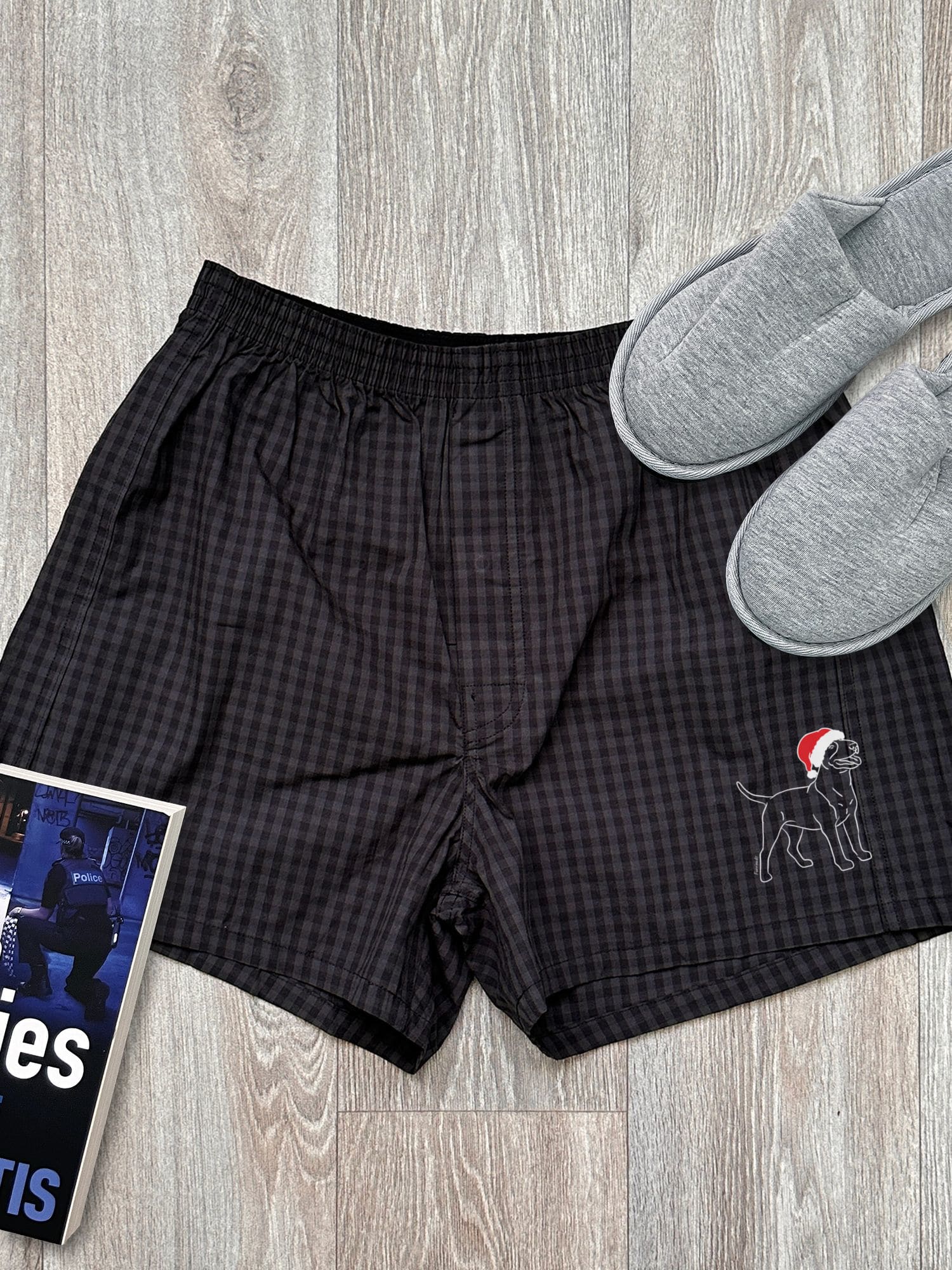 Bull Terrier Christmas Edition Finley Boxer Shorts - Image 3