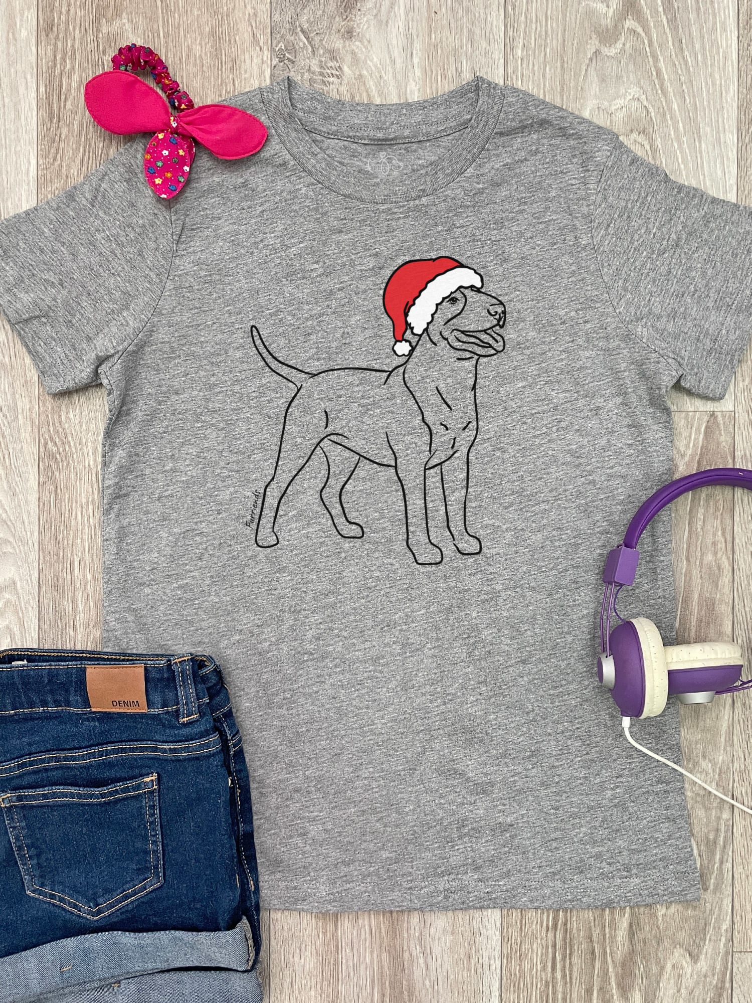 Bull Terrier Christmas Edition Youth Tee - Image 5