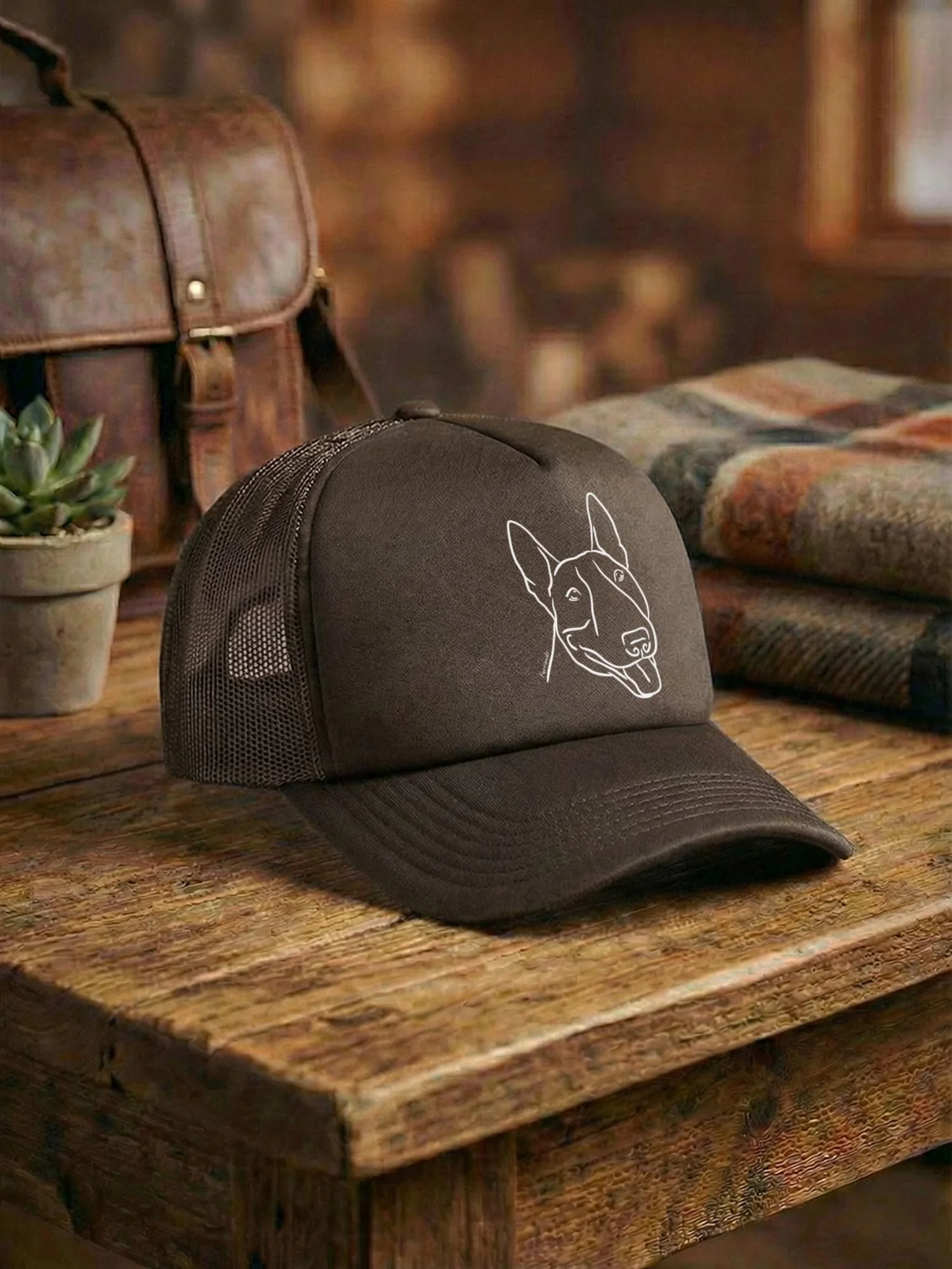 Bull Terrier Foam Trucker Cap - Image 13