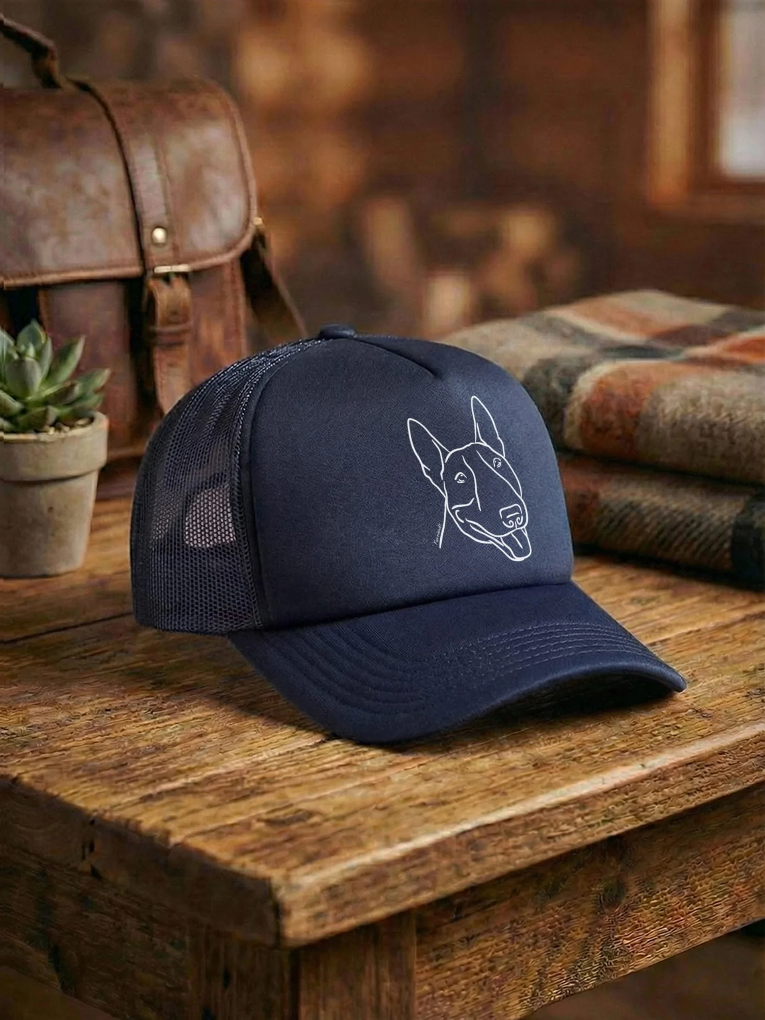 Bull Terrier Foam Trucker Cap - Image 5