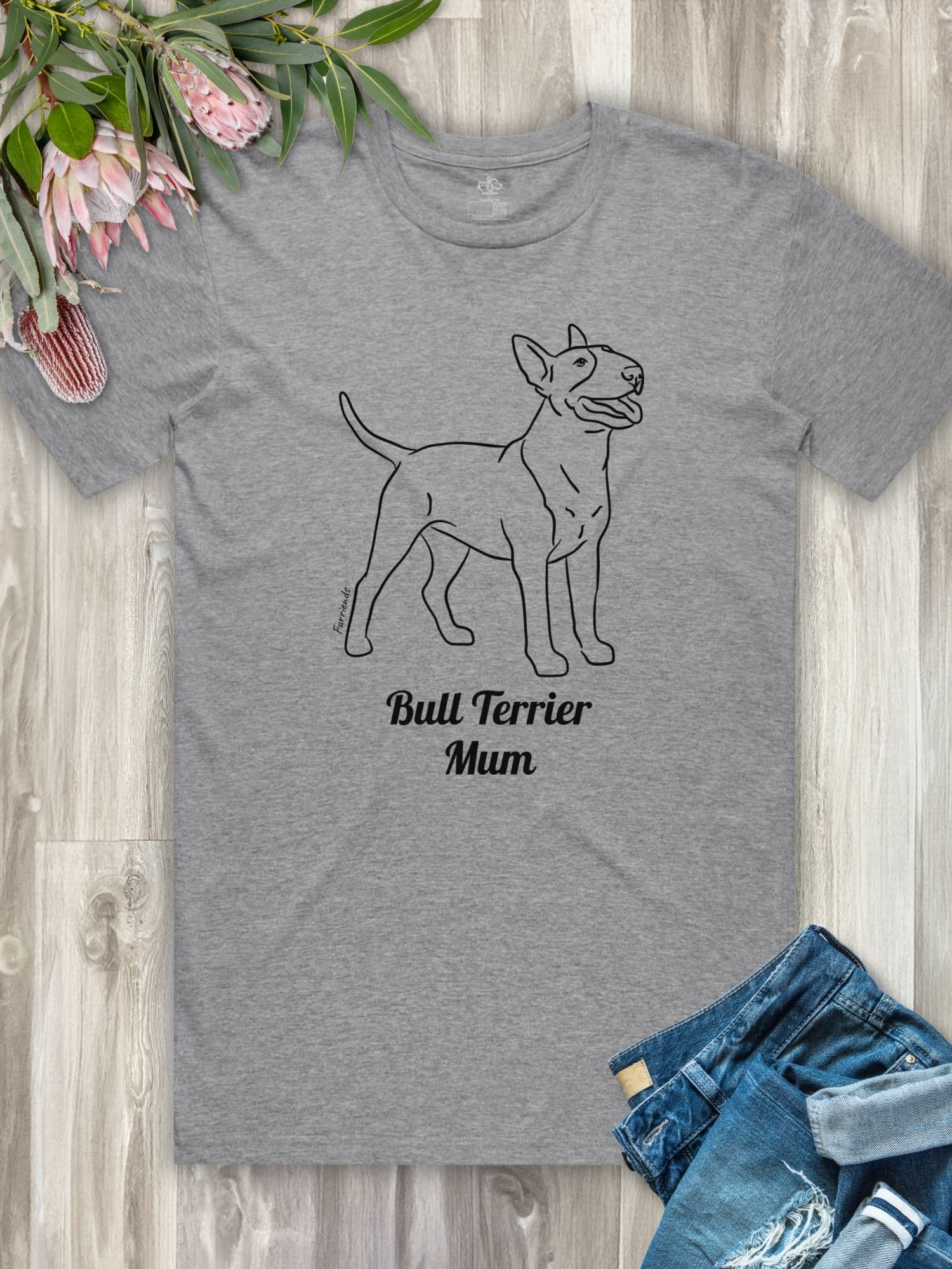 Bull Terrier Mum Regular Fit T-shirt - Image 13