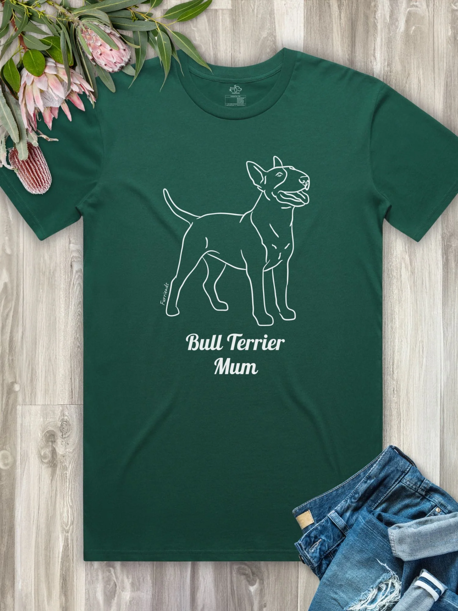 Bull Terrier Mum Regular Fit T-shirt - Image 14