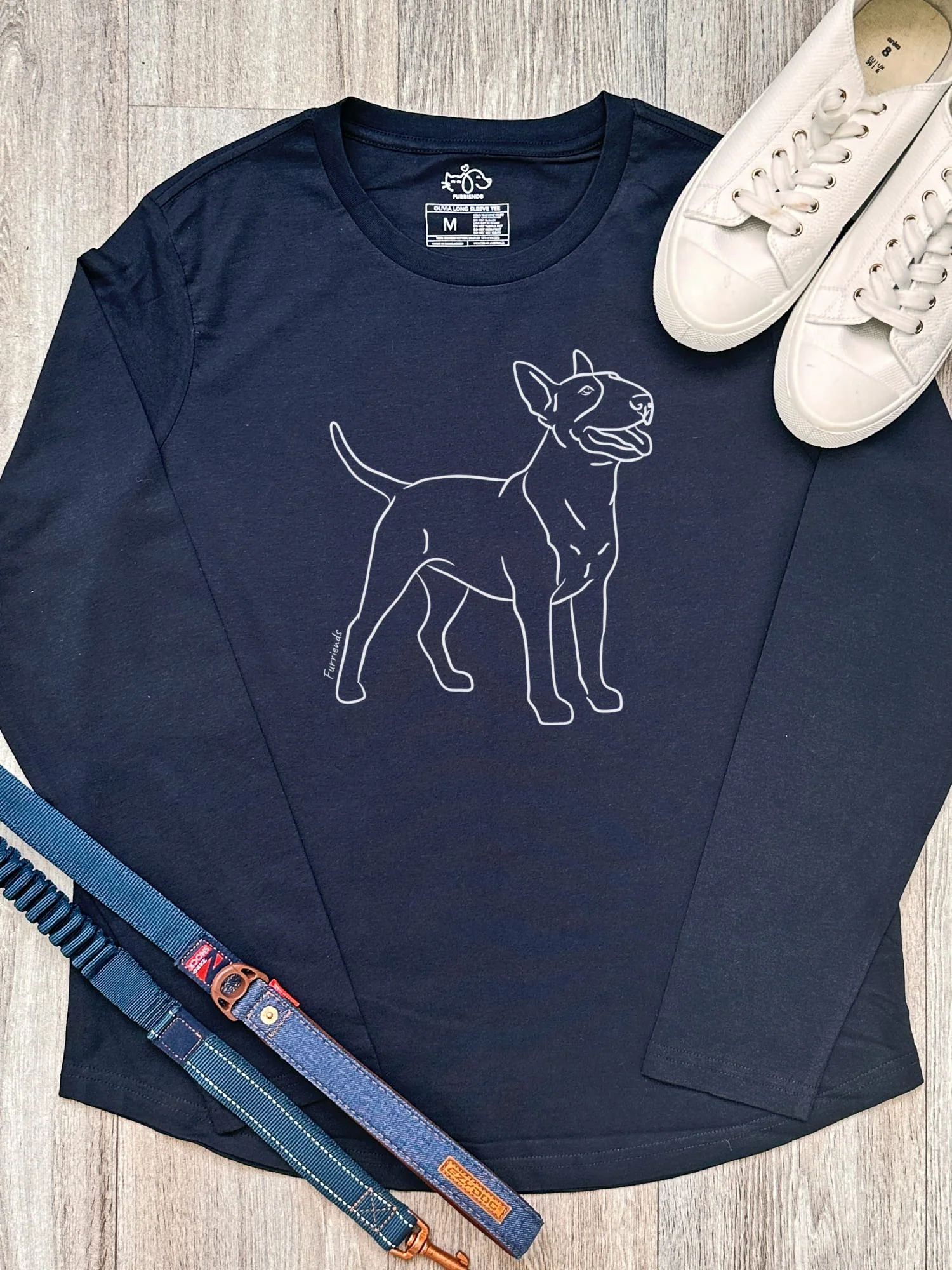 Bull Terrier Olivia Women's Long Sleeve T-Shirt - Image 3