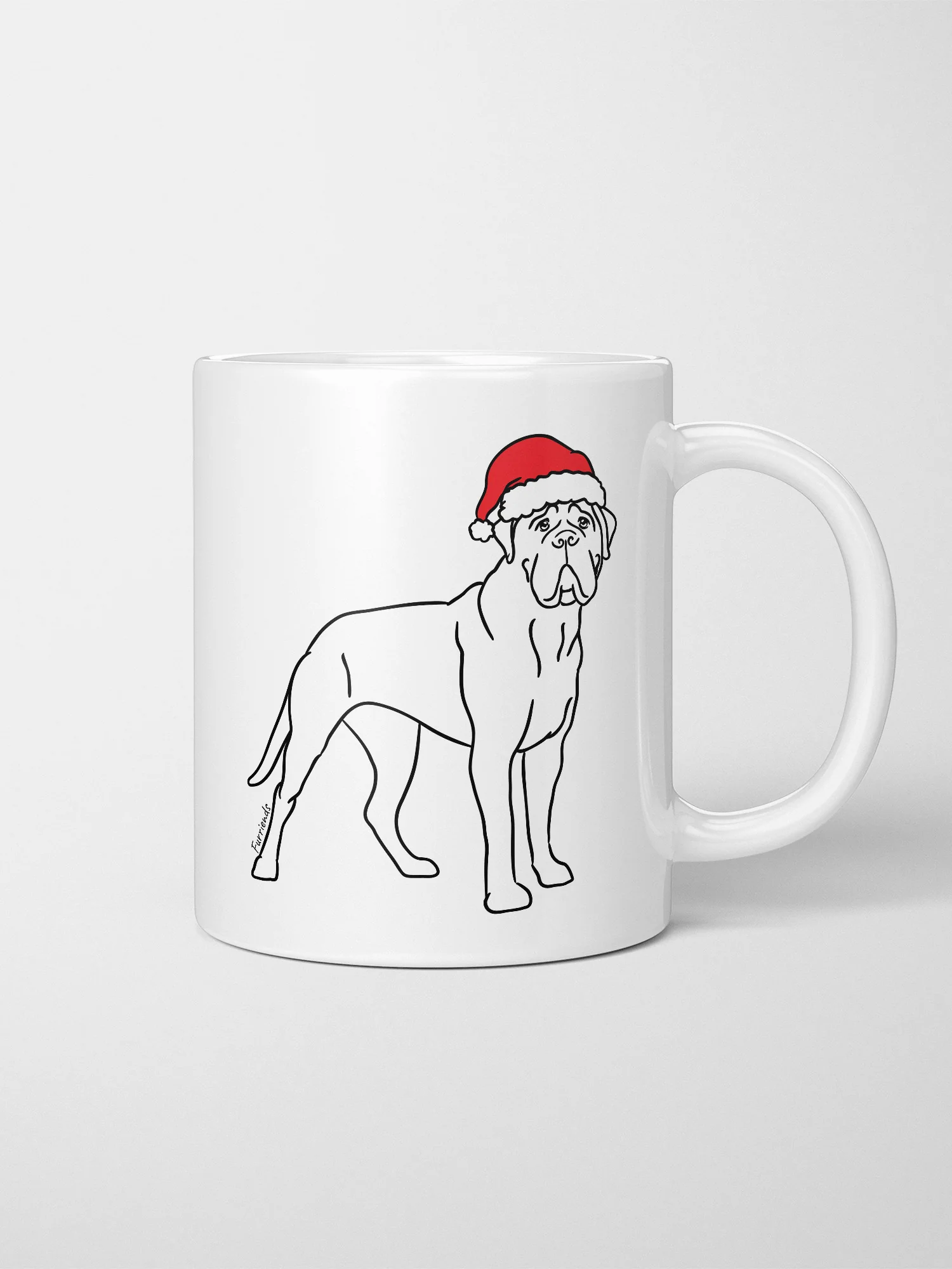 Bullmastiff Christmas Edition Ceramic Mug - Image 3