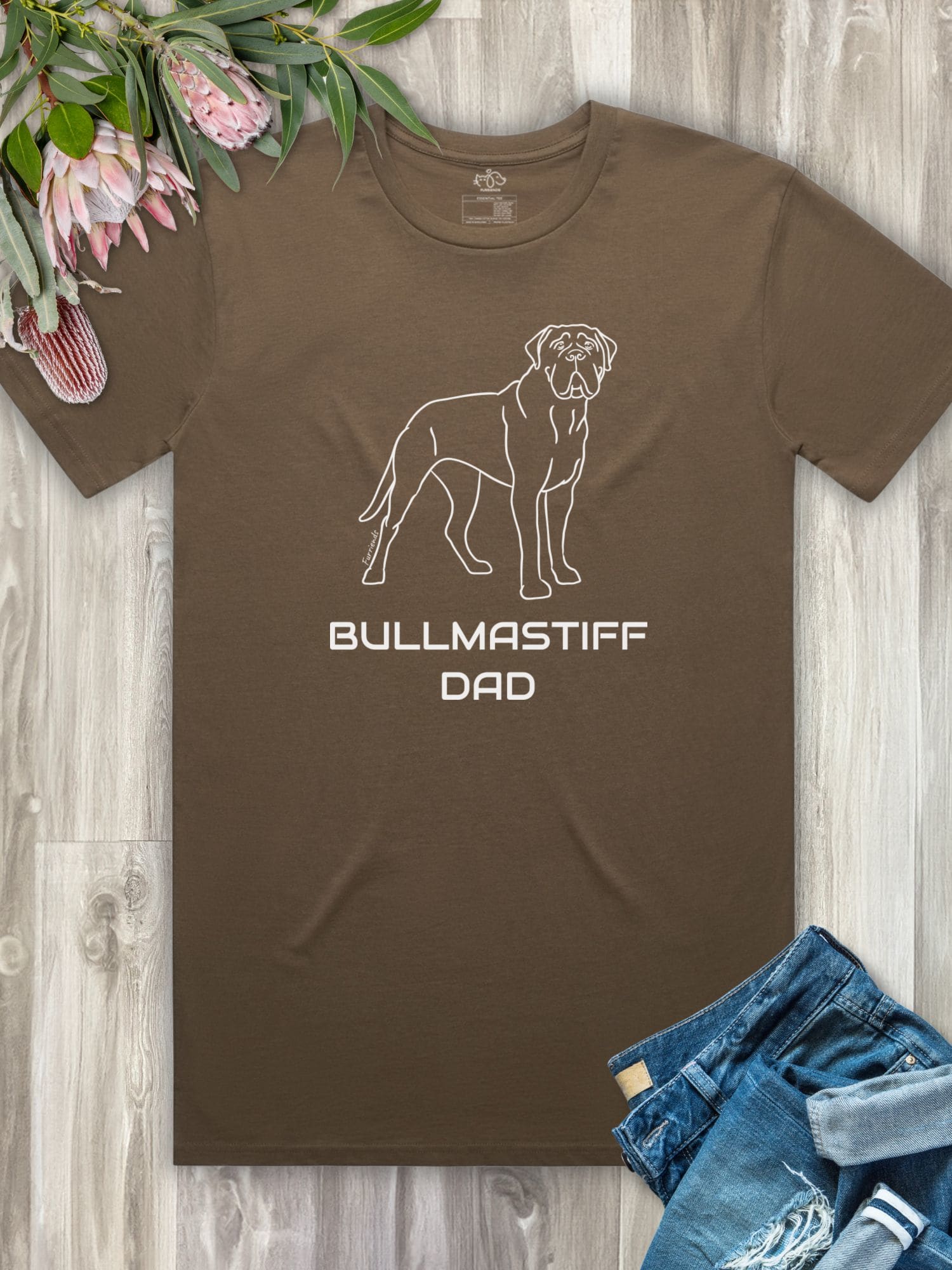 Bullmastiff Dad Regular Fit-T-Shirt - Image 7