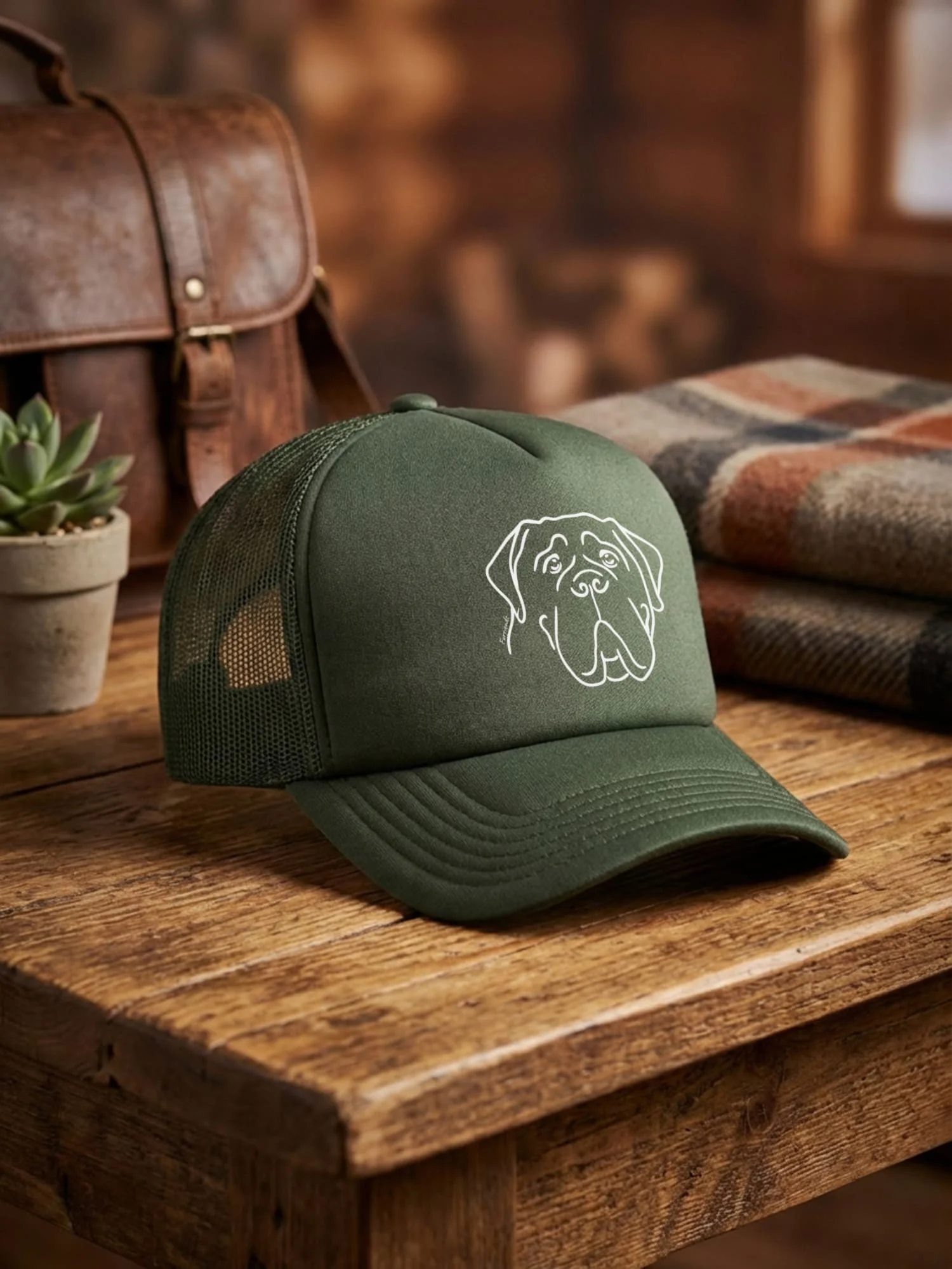 Bullmastiff Foam Trucker Cap - Image 13