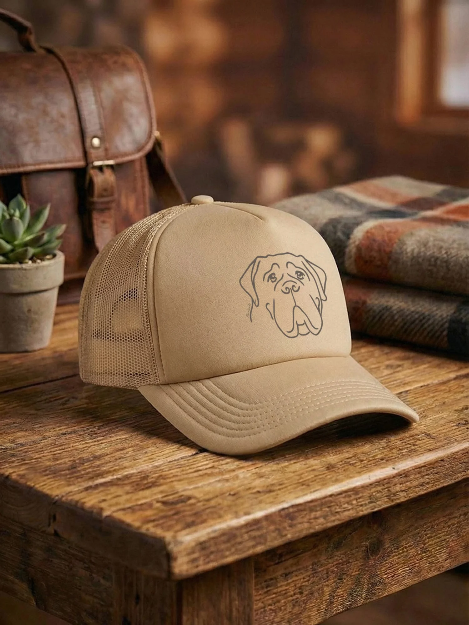 Bullmastiff Foam Trucker Cap - Image 4