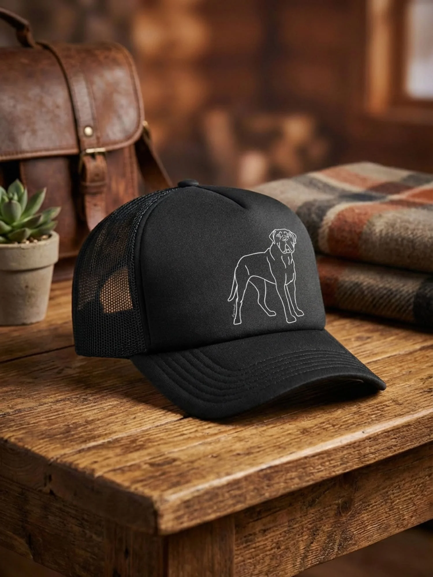 Bullmastiff Foam Trucker Cap - Image 5