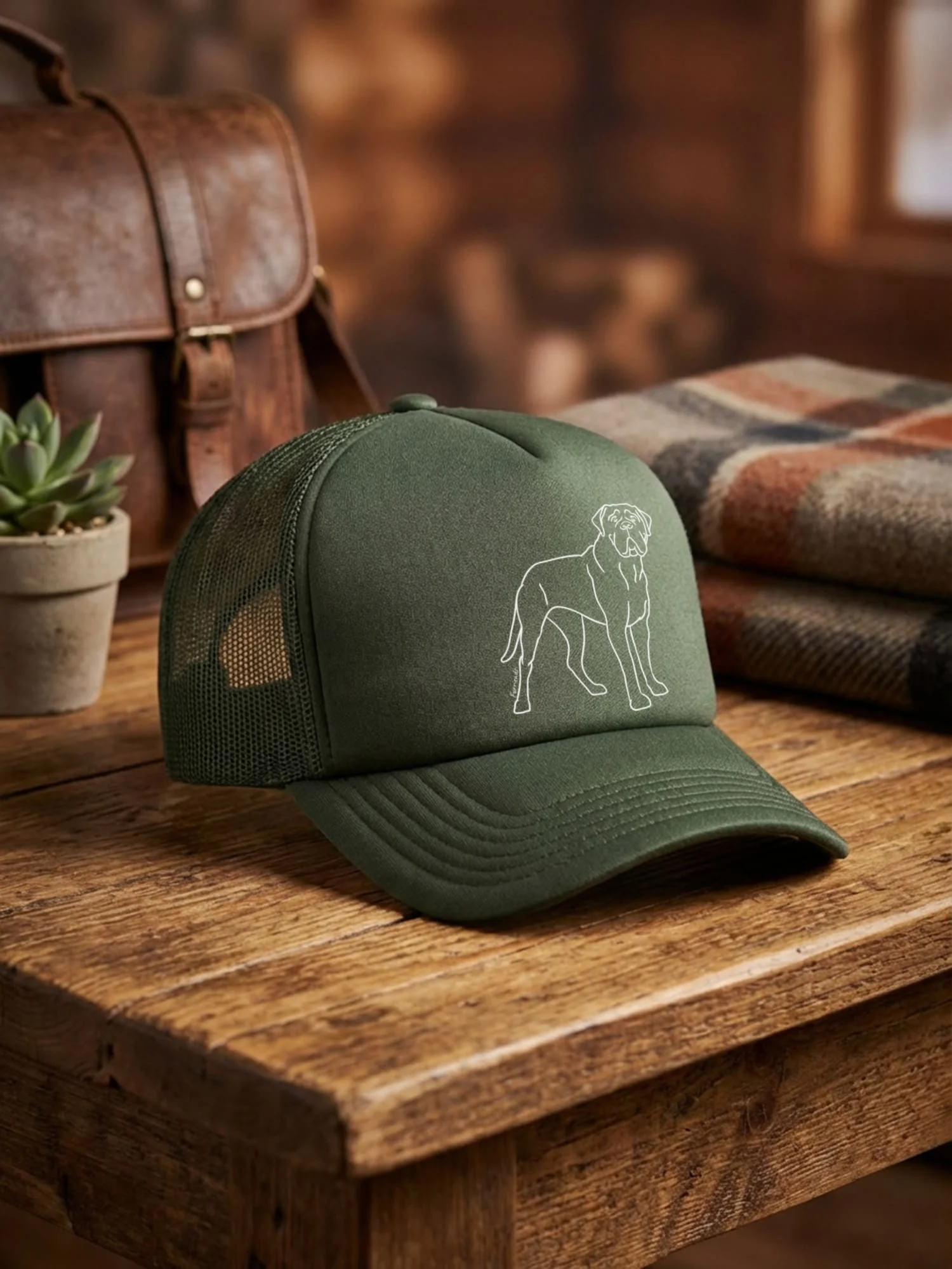 Bullmastiff Foam Trucker Cap - Image 6