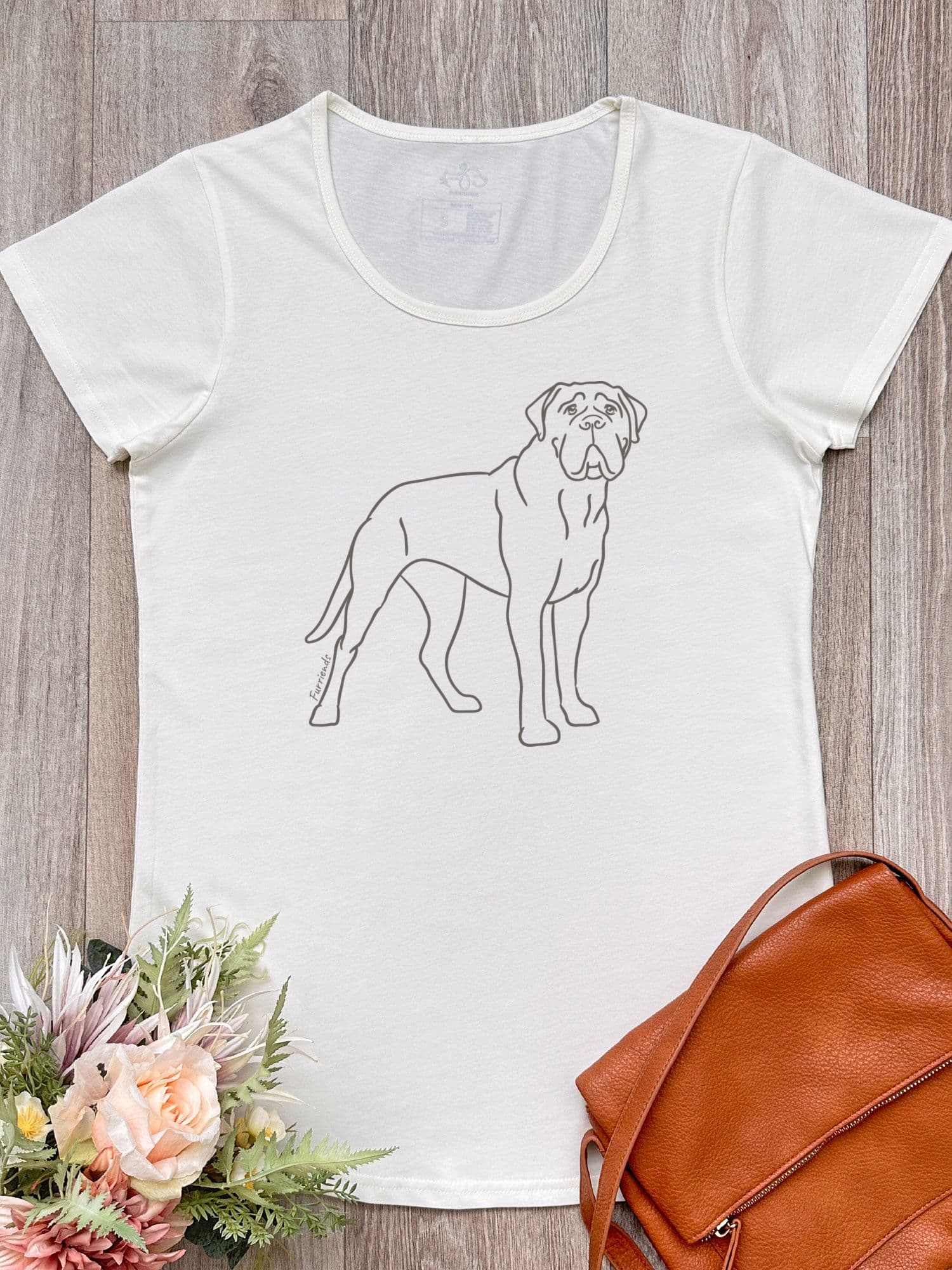 Bullmastiff Remi Women's Scoop Neck T-Shirt - Image 3