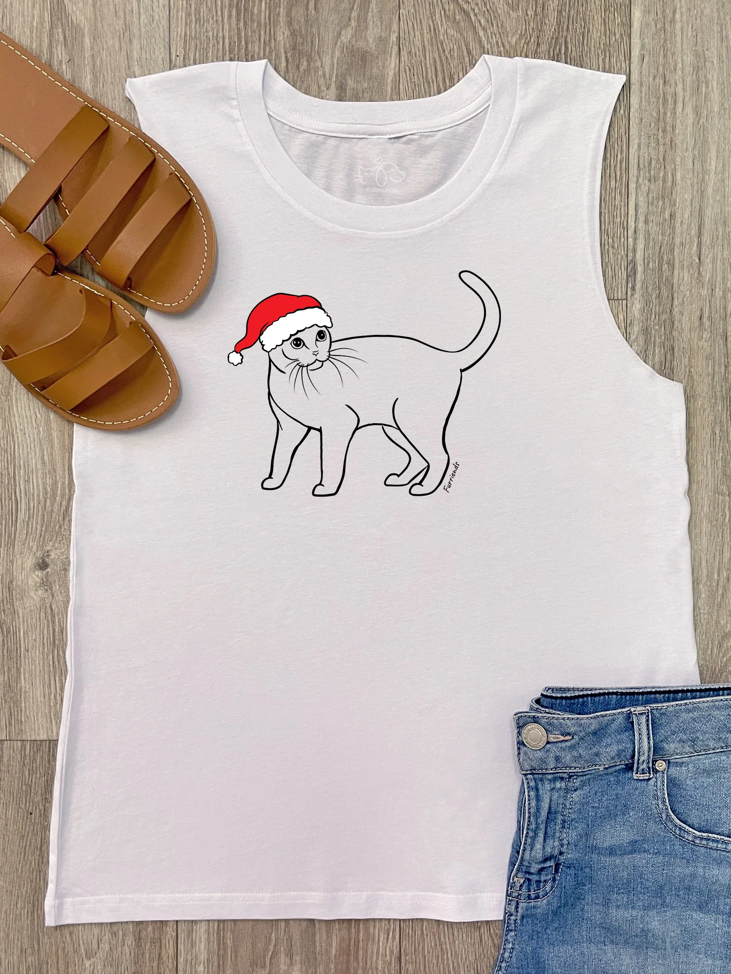 Burmese Christmas Edition Marley Tank - Image 2