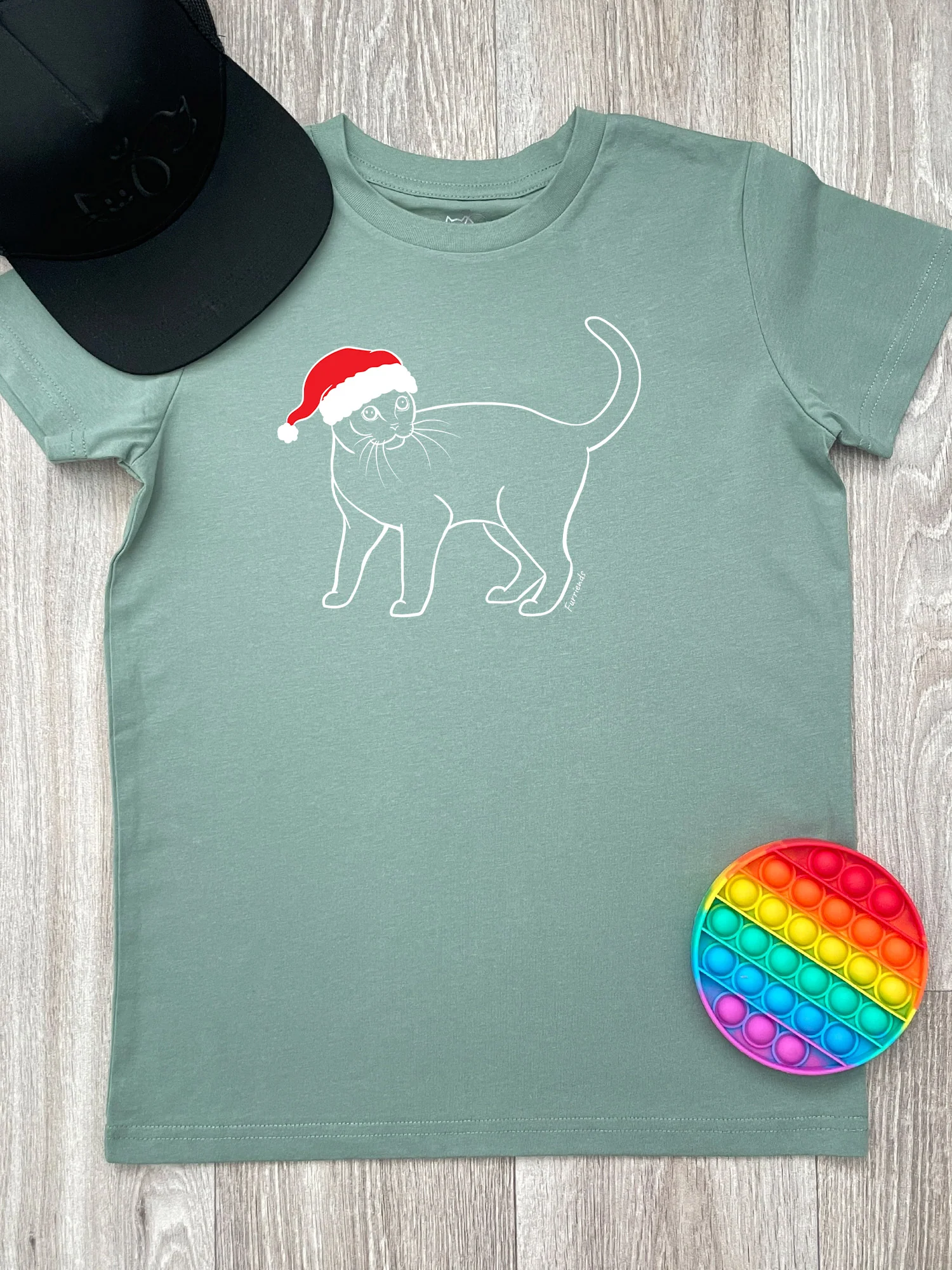 Burmese Christmas Edition Youth Tee - Image 2