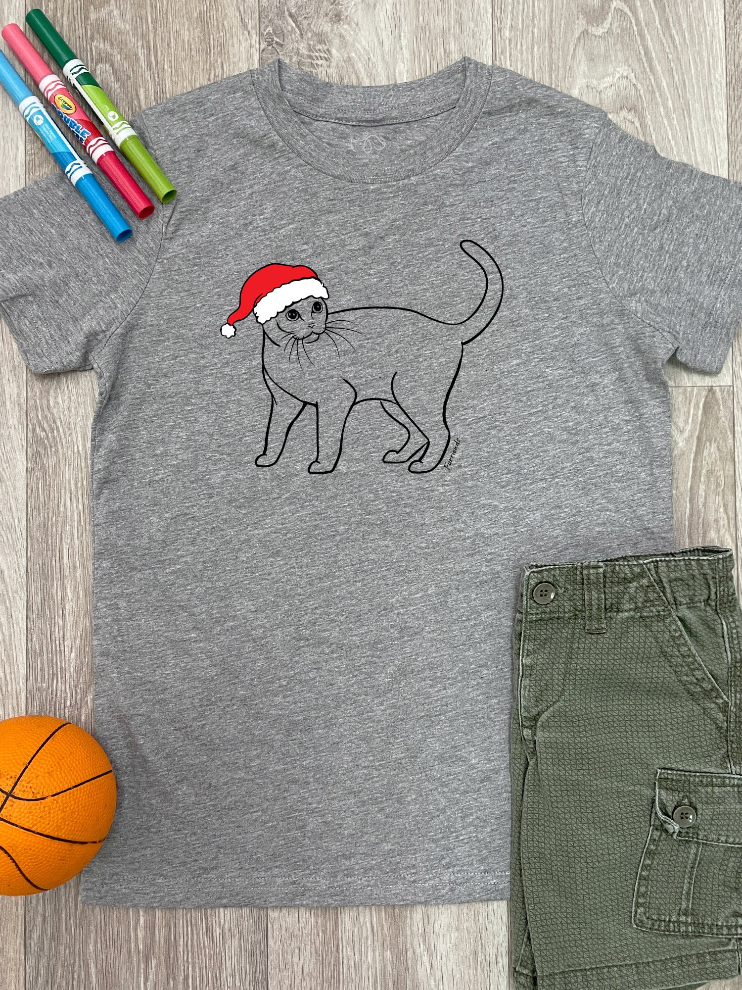 Burmese Christmas Edition Youth Tee - Image 3
