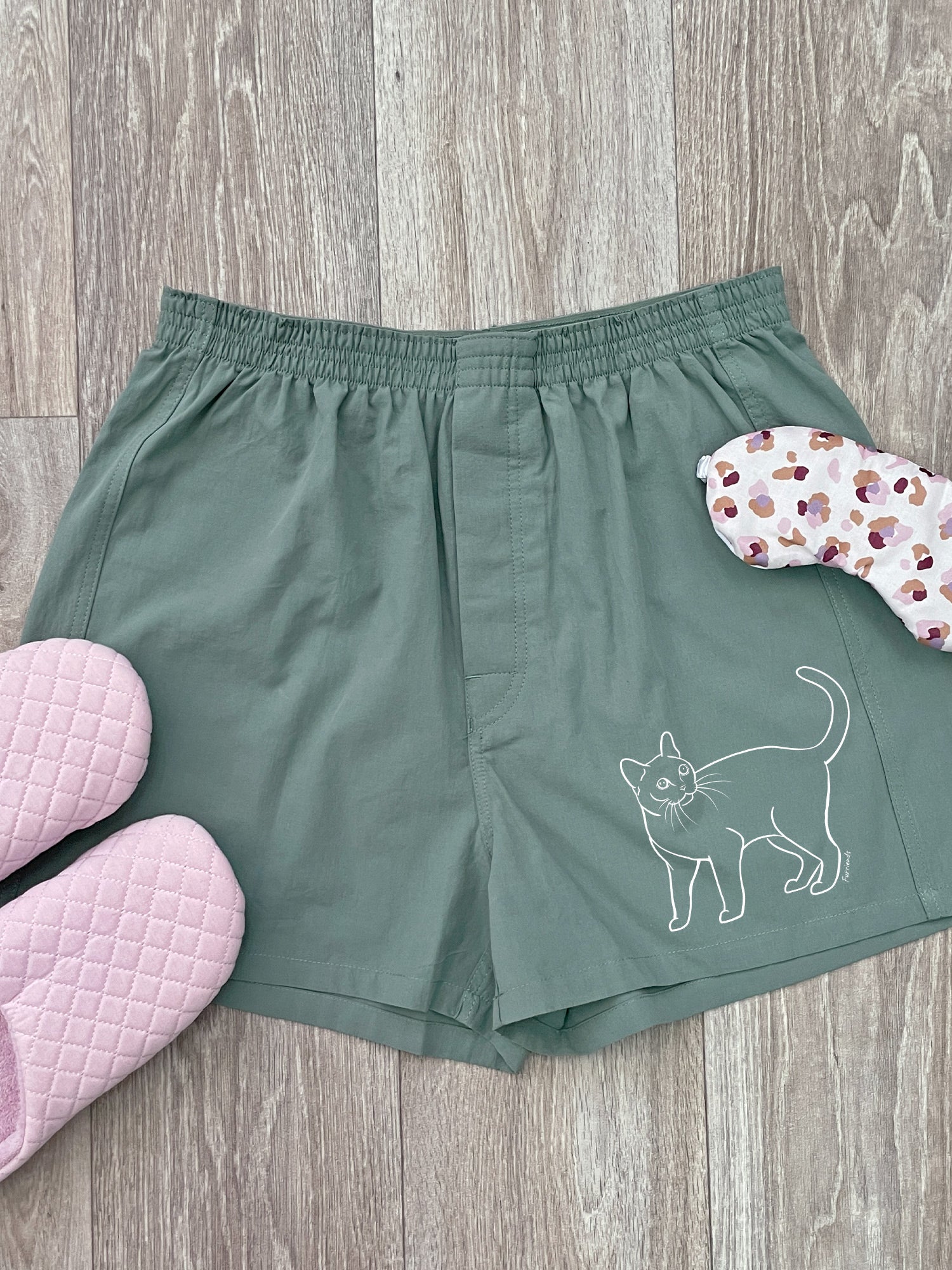 Burmese Finley Cotton Boxer Shorts - Image 7