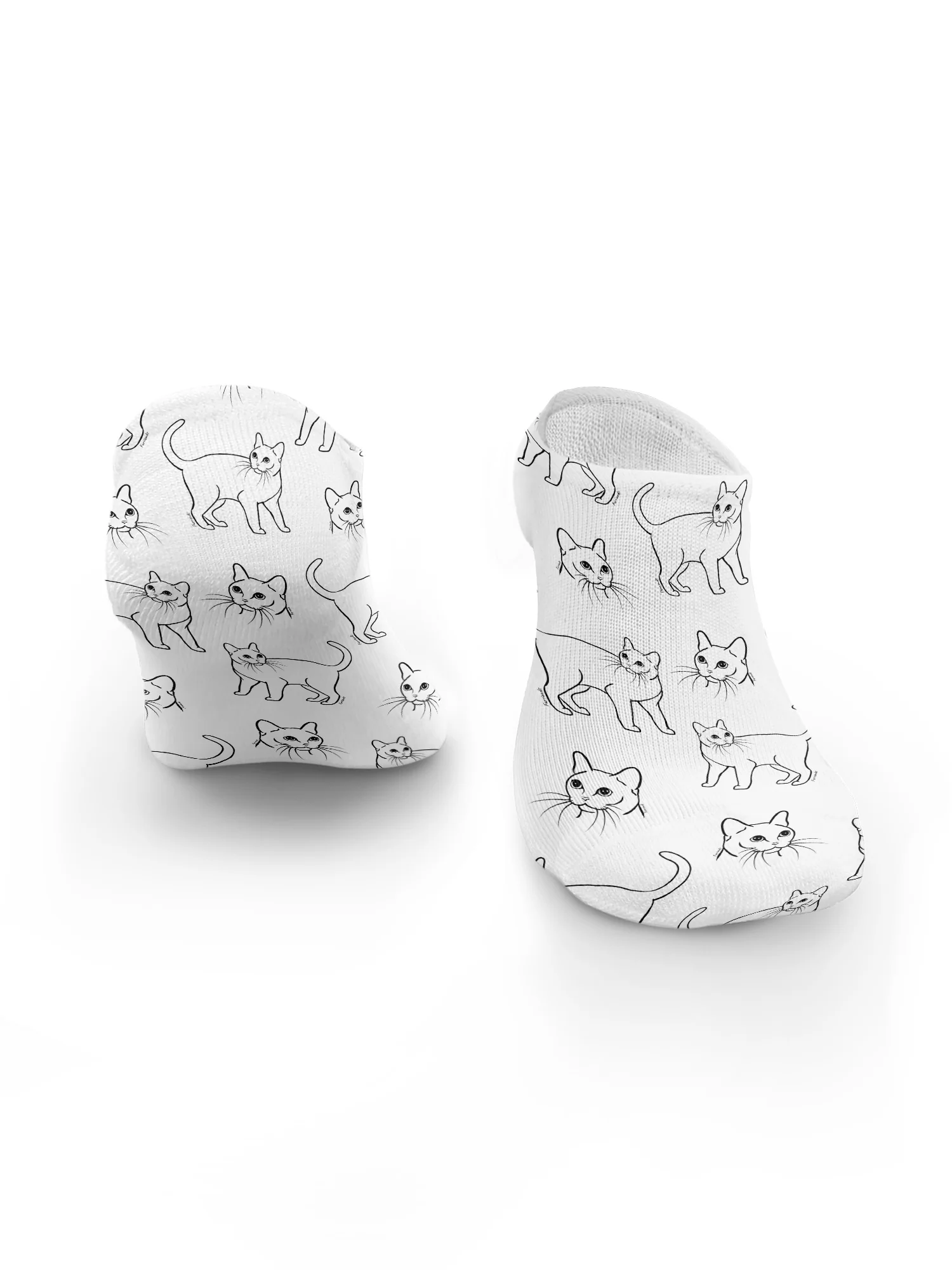 Burmese No Show Socks - Image 3