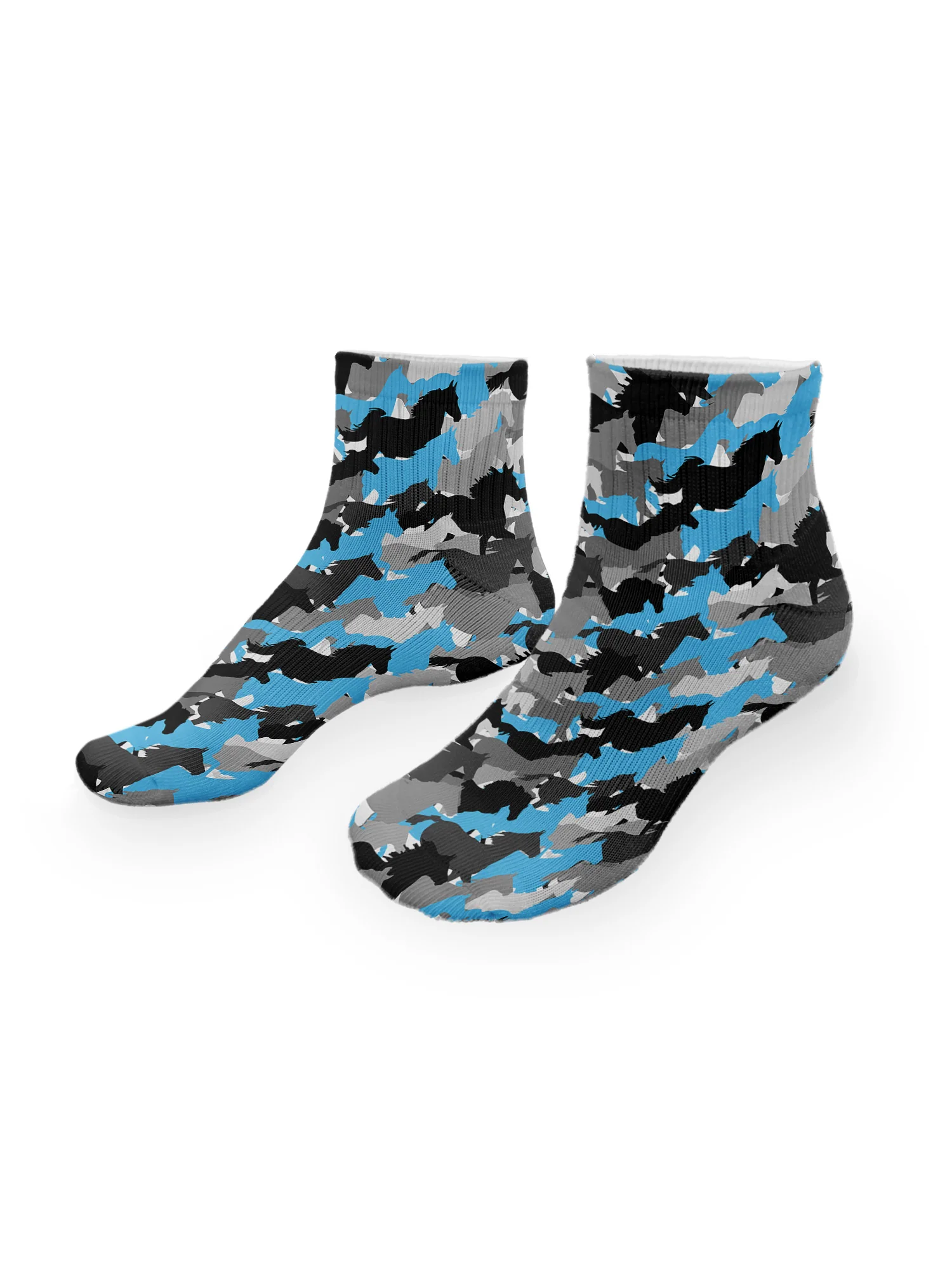 Camo Horses Ankle Socks - Image 11