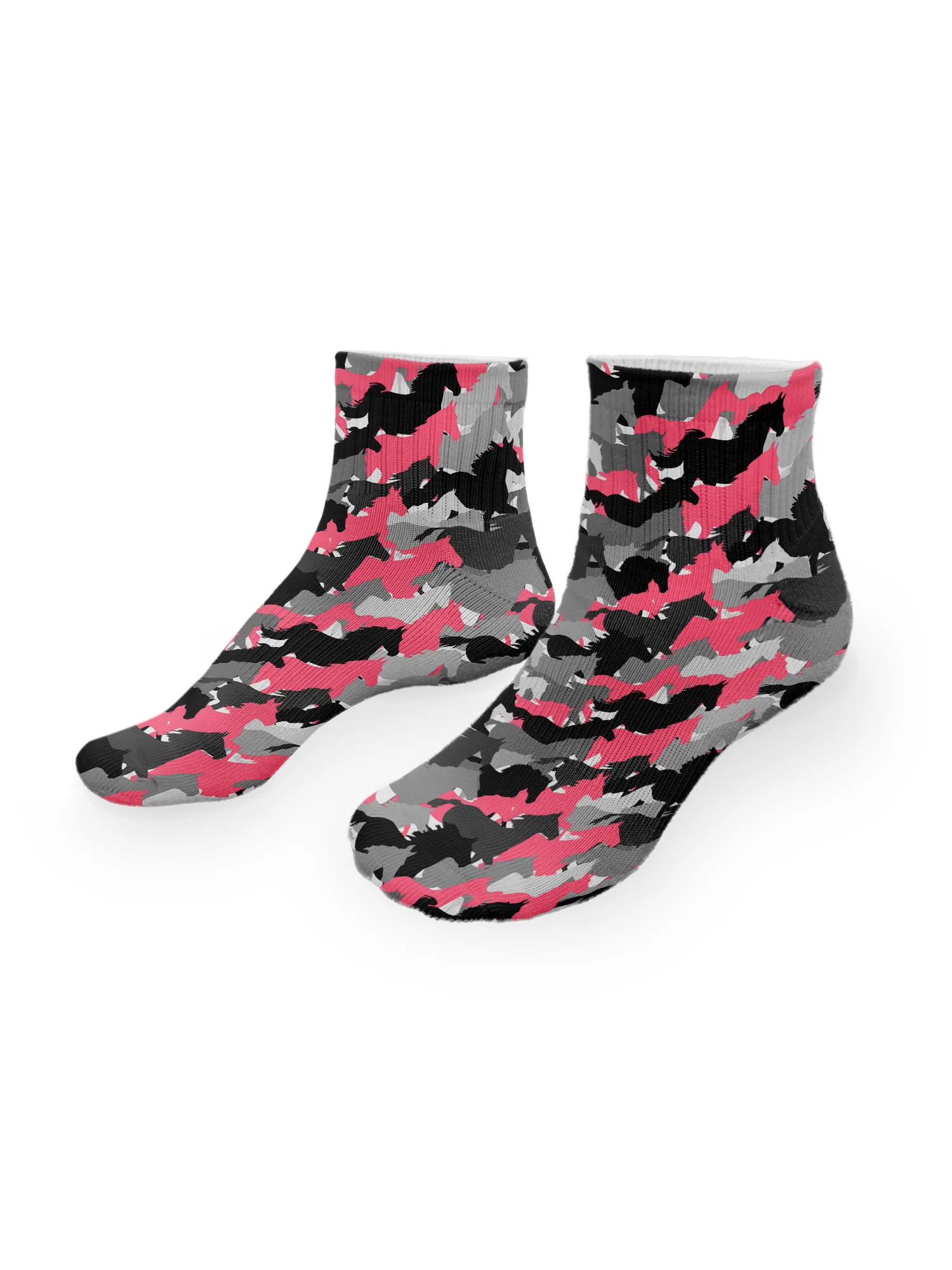 Camo Horses Ankle Socks - Image 13