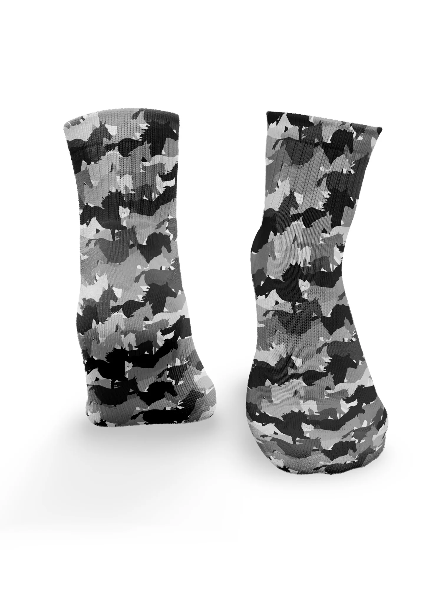 Camo Horses Ankle Socks - Image 2