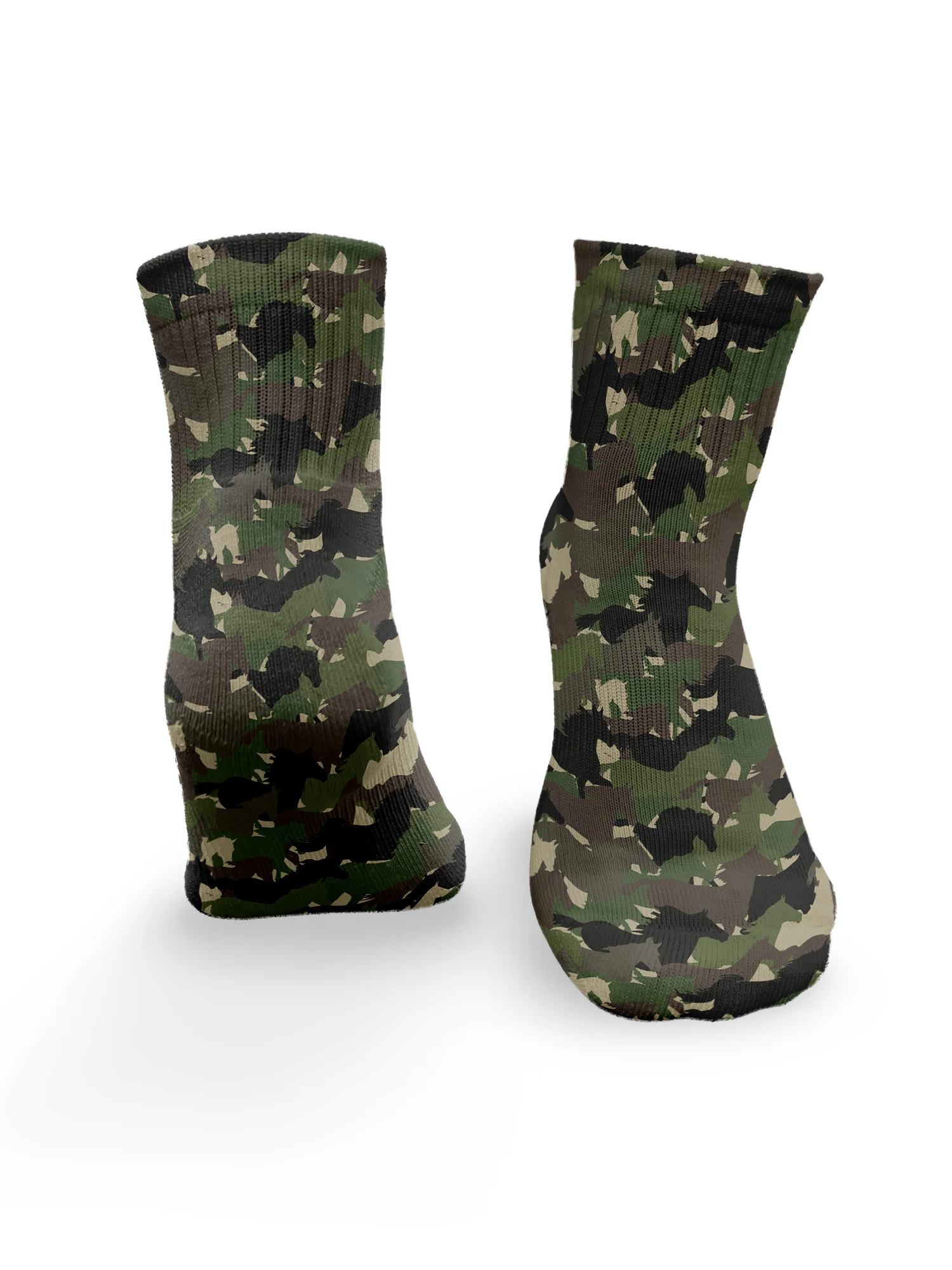 Camo Horses Ankle Socks - Image 9