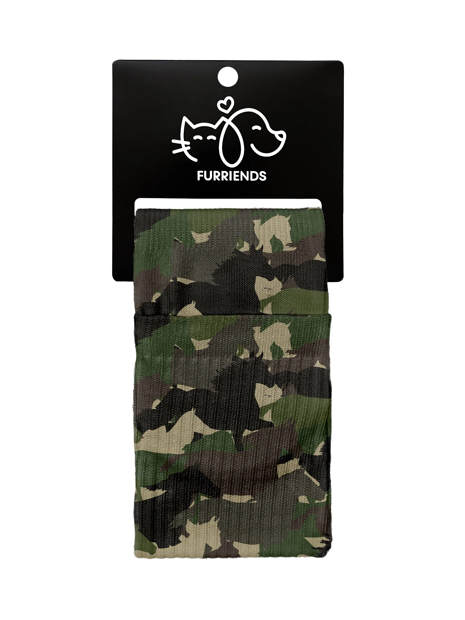 Camo Horses Crew Socks - Image 10