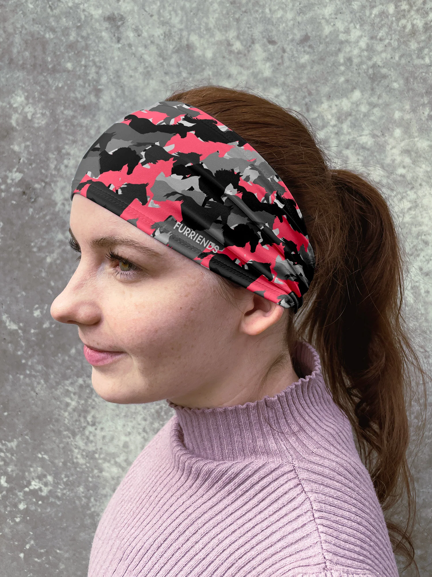 Camo Horses Eco Performance Headband - Image 8