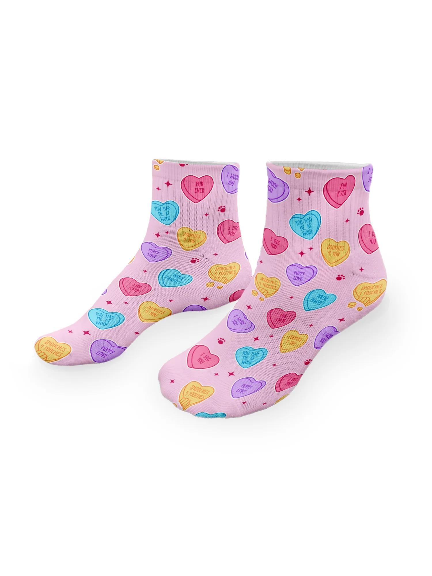 Candy Hearts Ankle Socks - Image 15