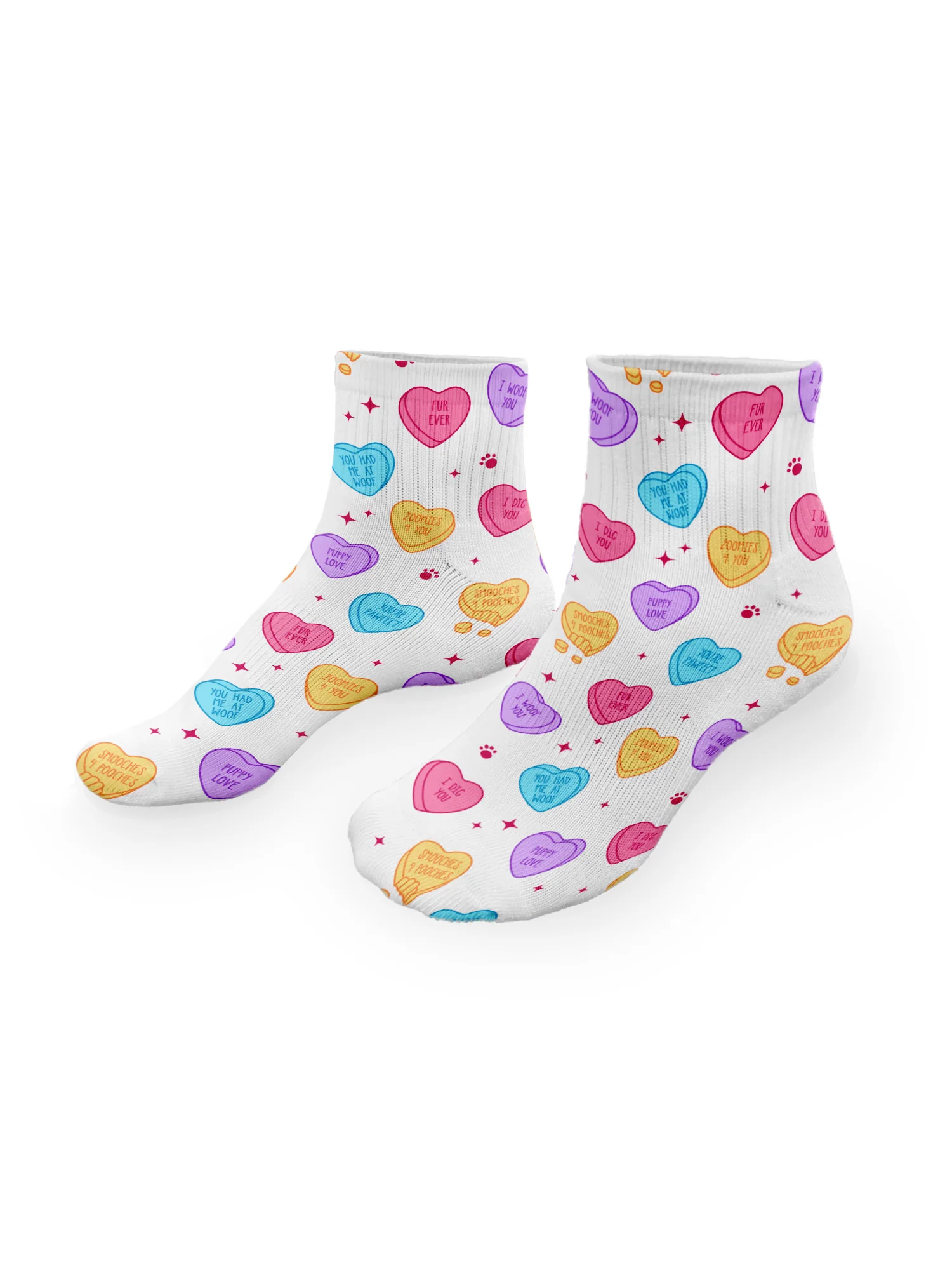 Candy Hearts Ankle Socks - Image 17