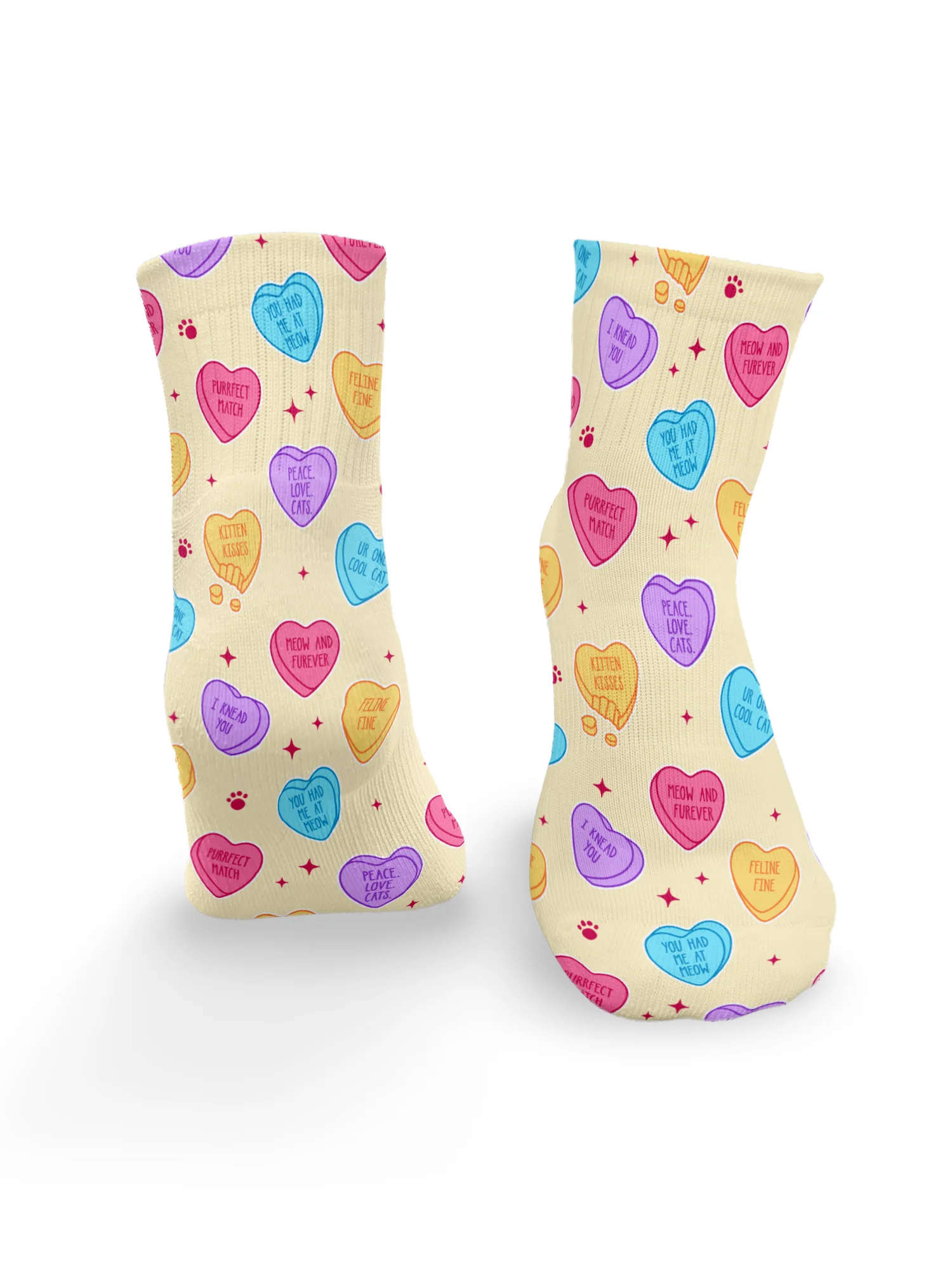 Candy Hearts Ankle Socks - Image 6