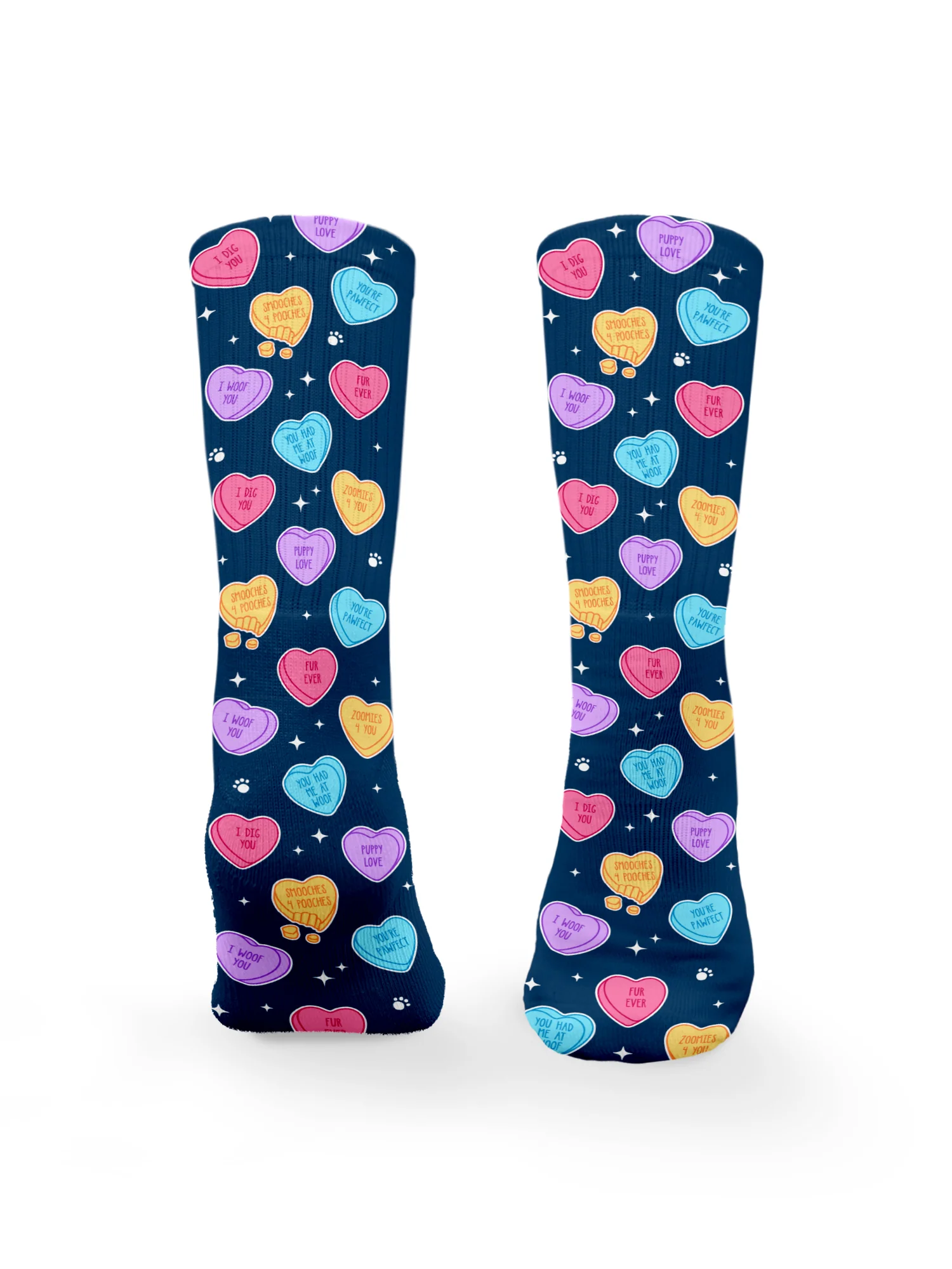 Candy Hearts Crew Socks - Image 19