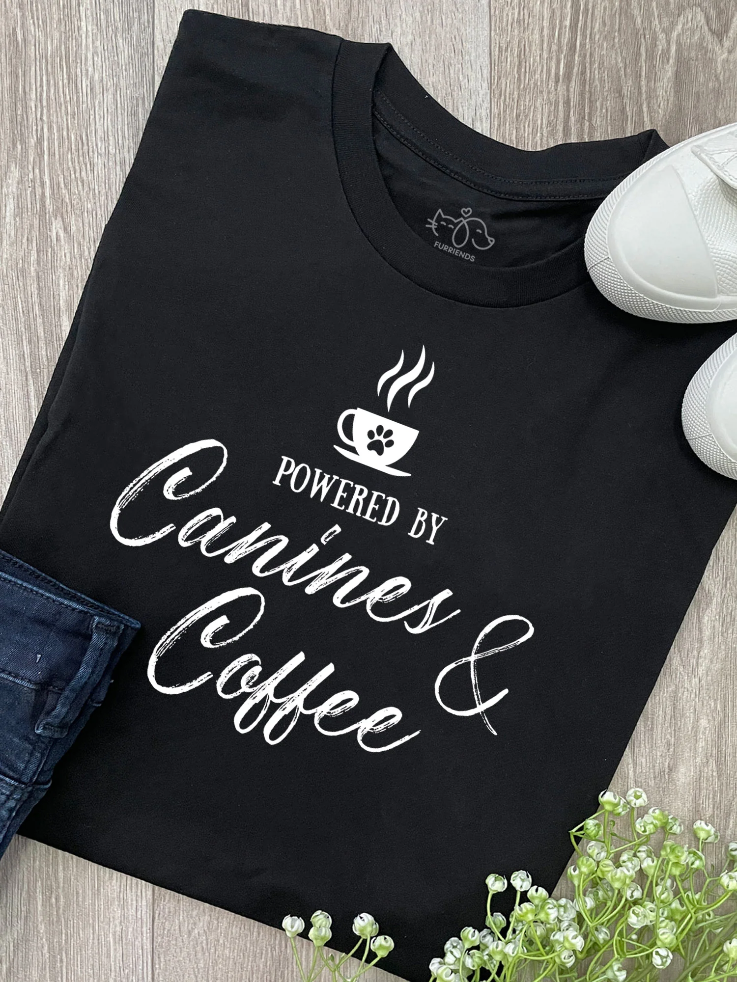 Canines & Coffee Ava Women's Regular Fit Tee