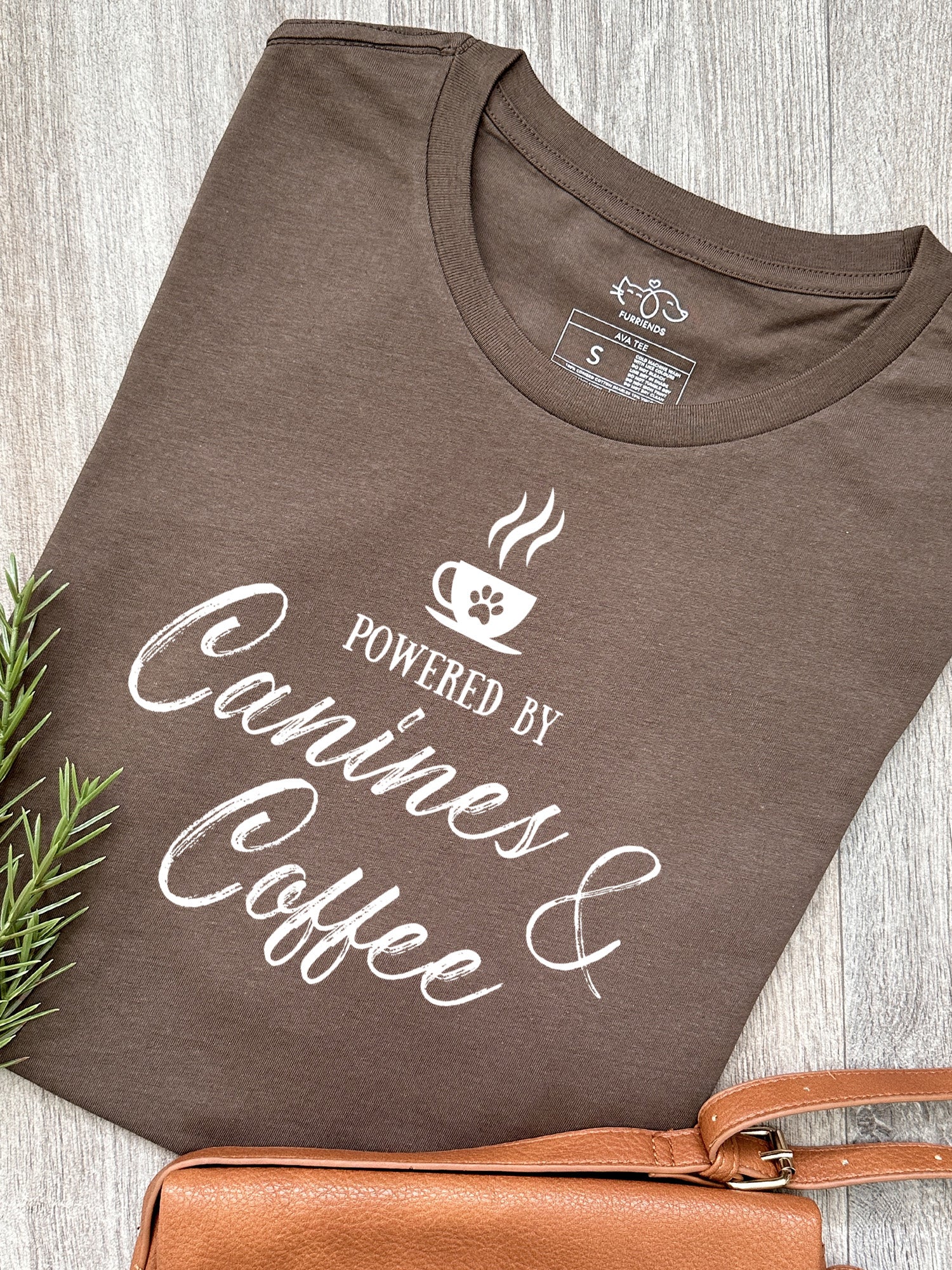 Canines & Coffee Ava Women's Regular Fit Tee - Image 4