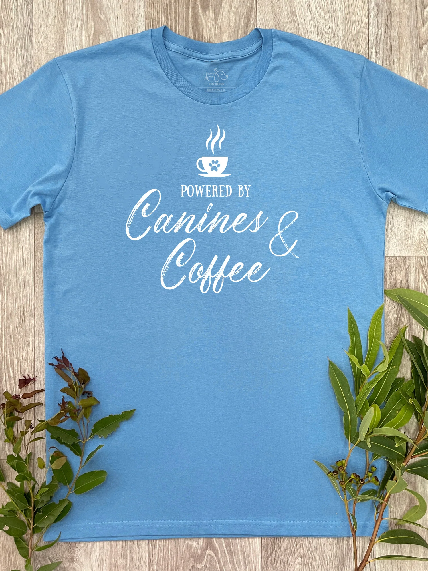 Canines & Coffee Essential Unisex Tee - Image 10