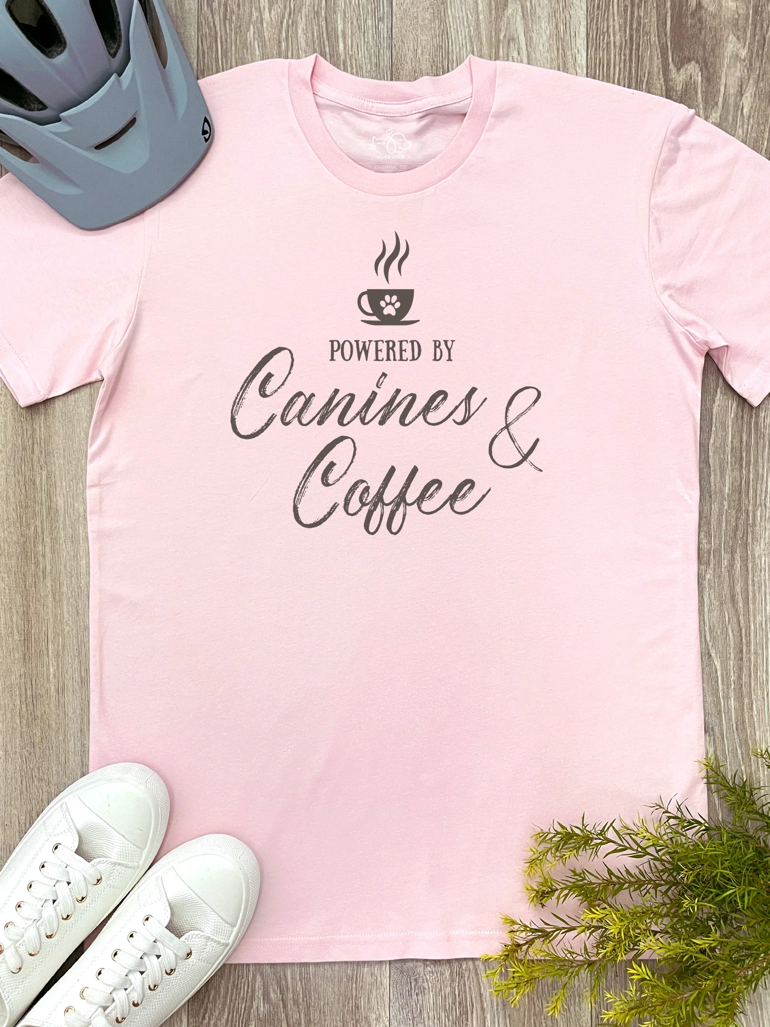 Canines & Coffee Essential Unisex Tee - Image 6