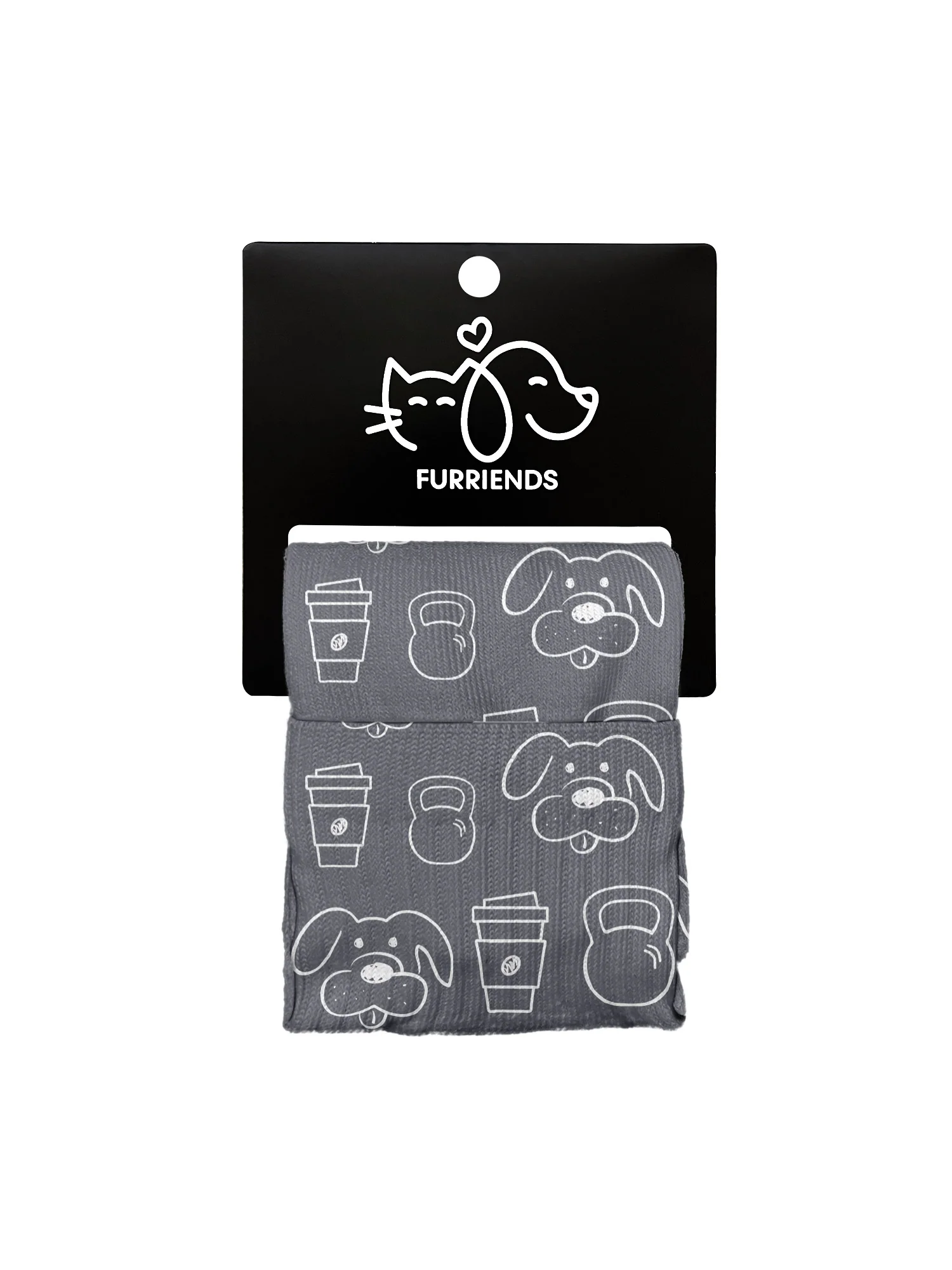 Canines, Coffee & Kettlebells Ankle Socks - Image 4