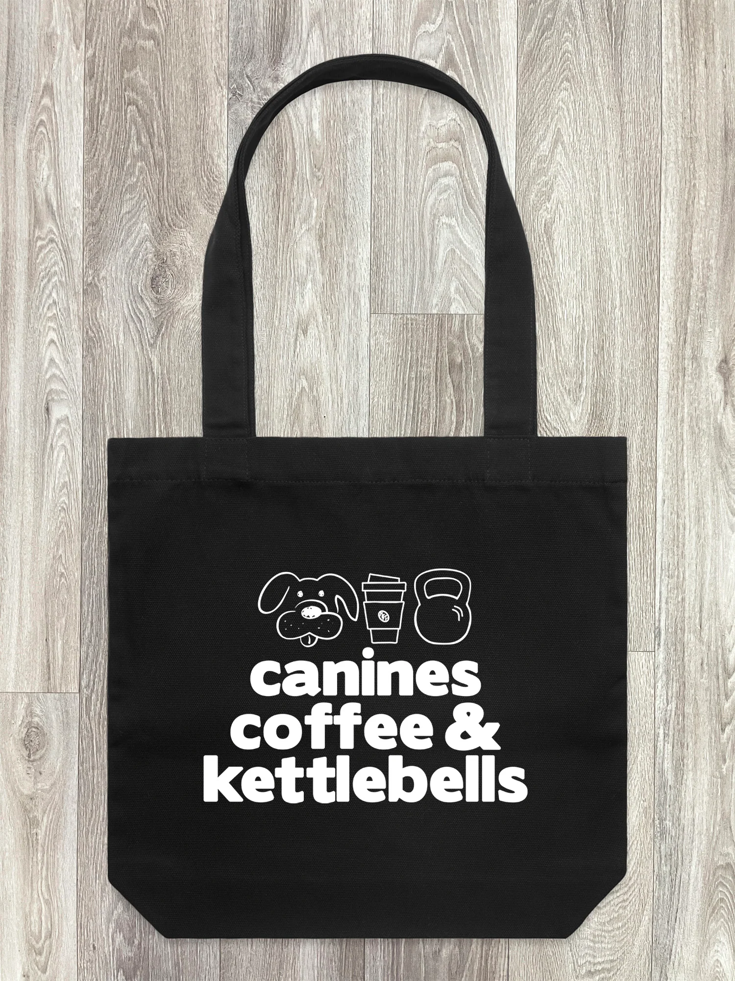 Canines, Coffee & Kettlebells Edith Tote Bag - Image 6