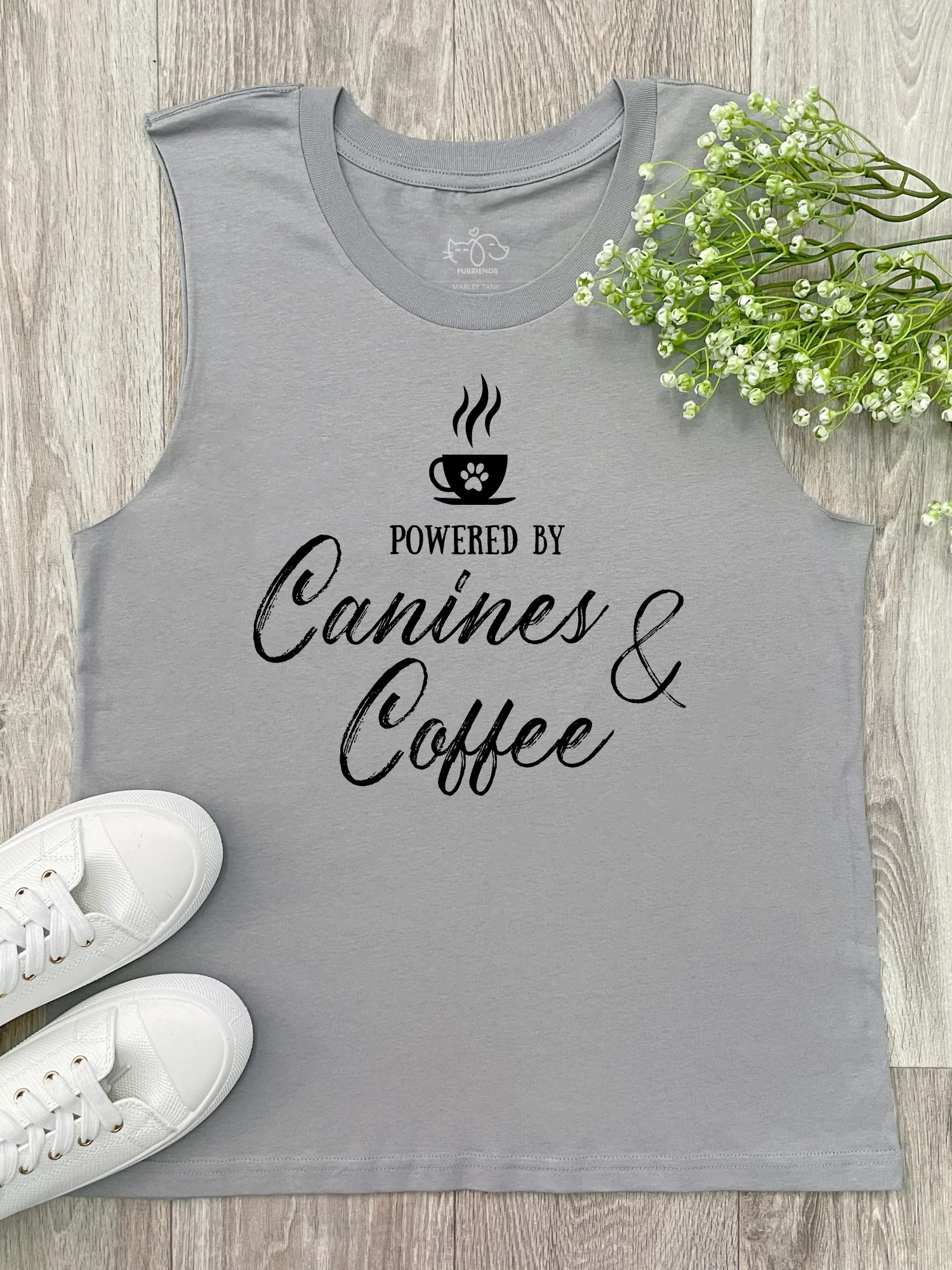 Canines & Coffee Marley Tank - Image 5
