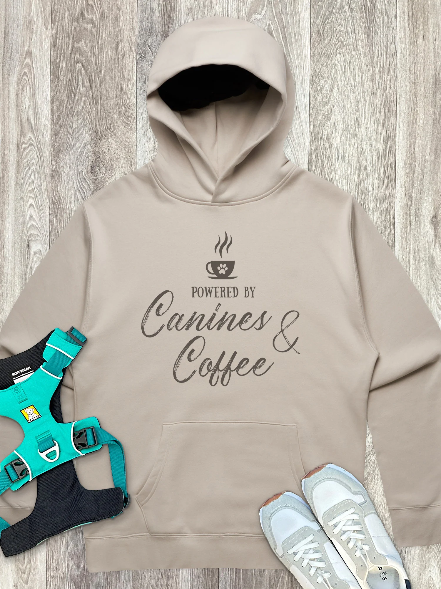Canines & Coffee Men's Comfort Hood - Image 3