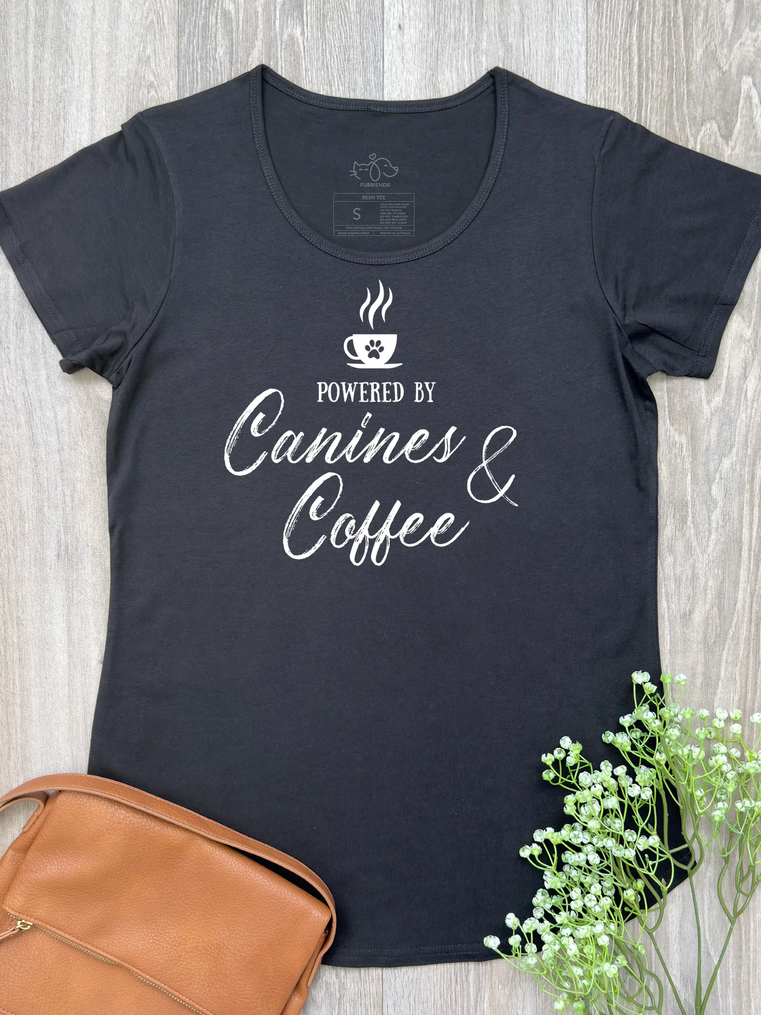 Canines & Coffee Remi Women's Tee - Image 4