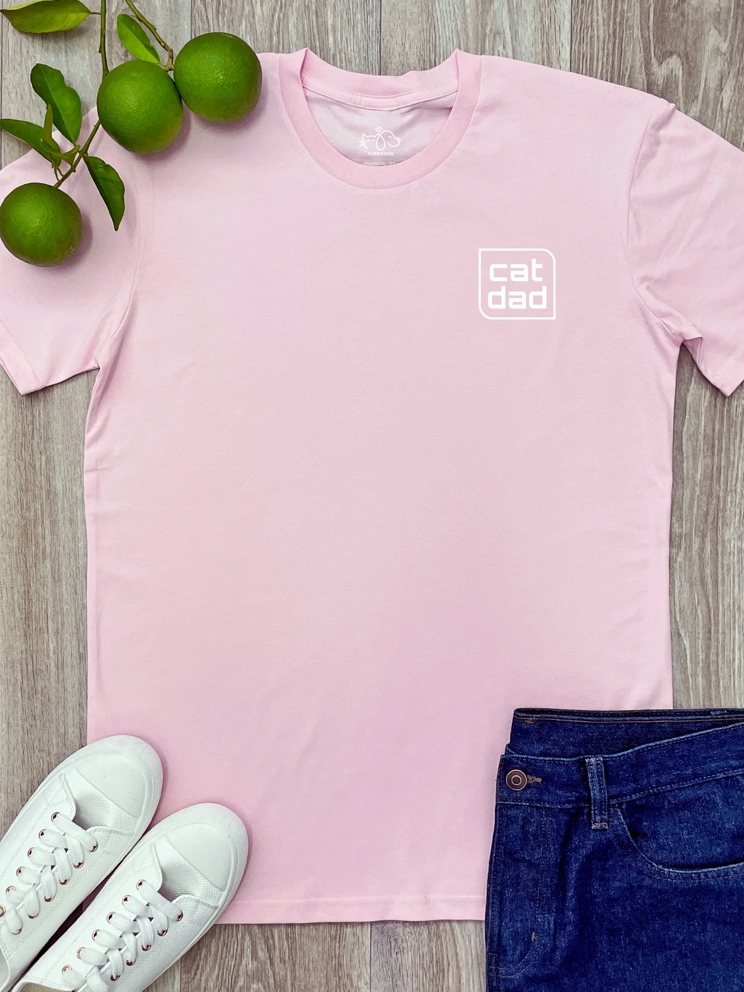 Cat Dad Essential Unisex Tee - Image 4