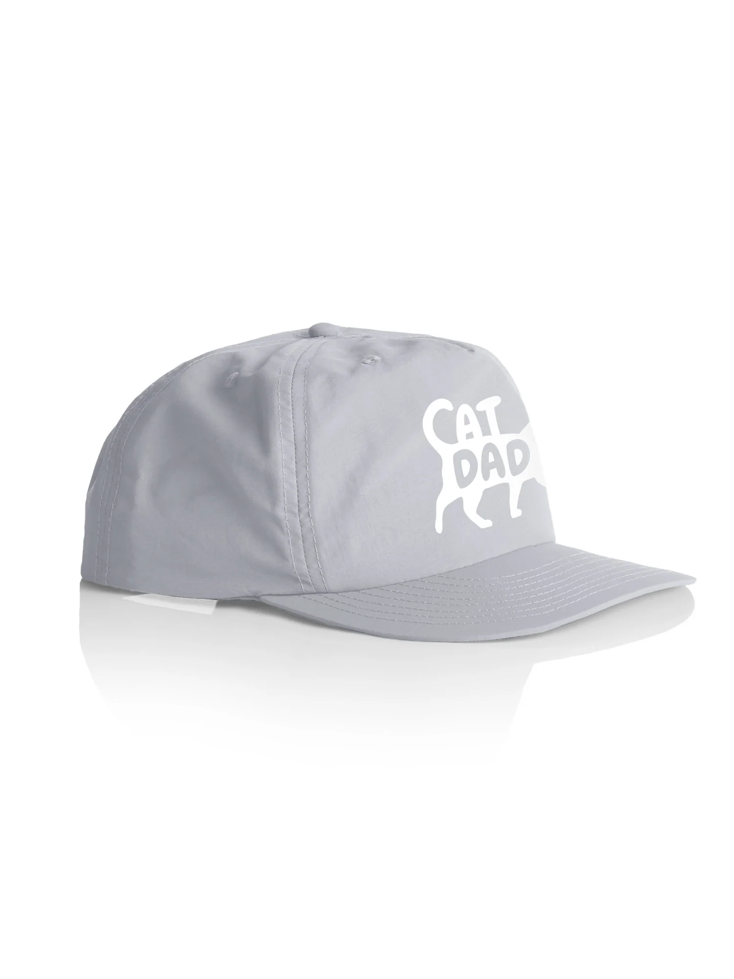 Cat Dad Silhouette Quick-Dry Cap - Image 11