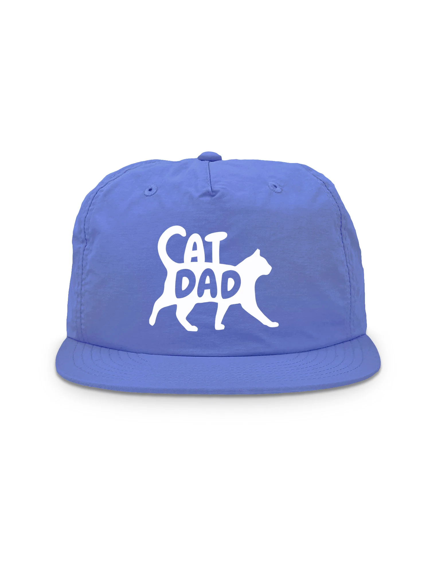 Cat Dad Silhouette Quick-Dry Cap - Image 2
