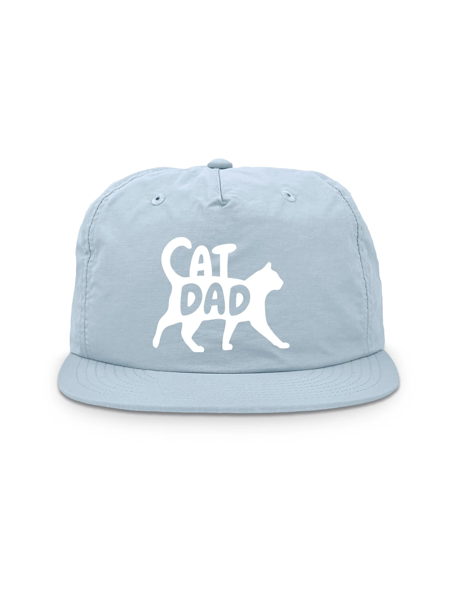 Cat Dad Silhouette Quick-Dry Cap - Image 5