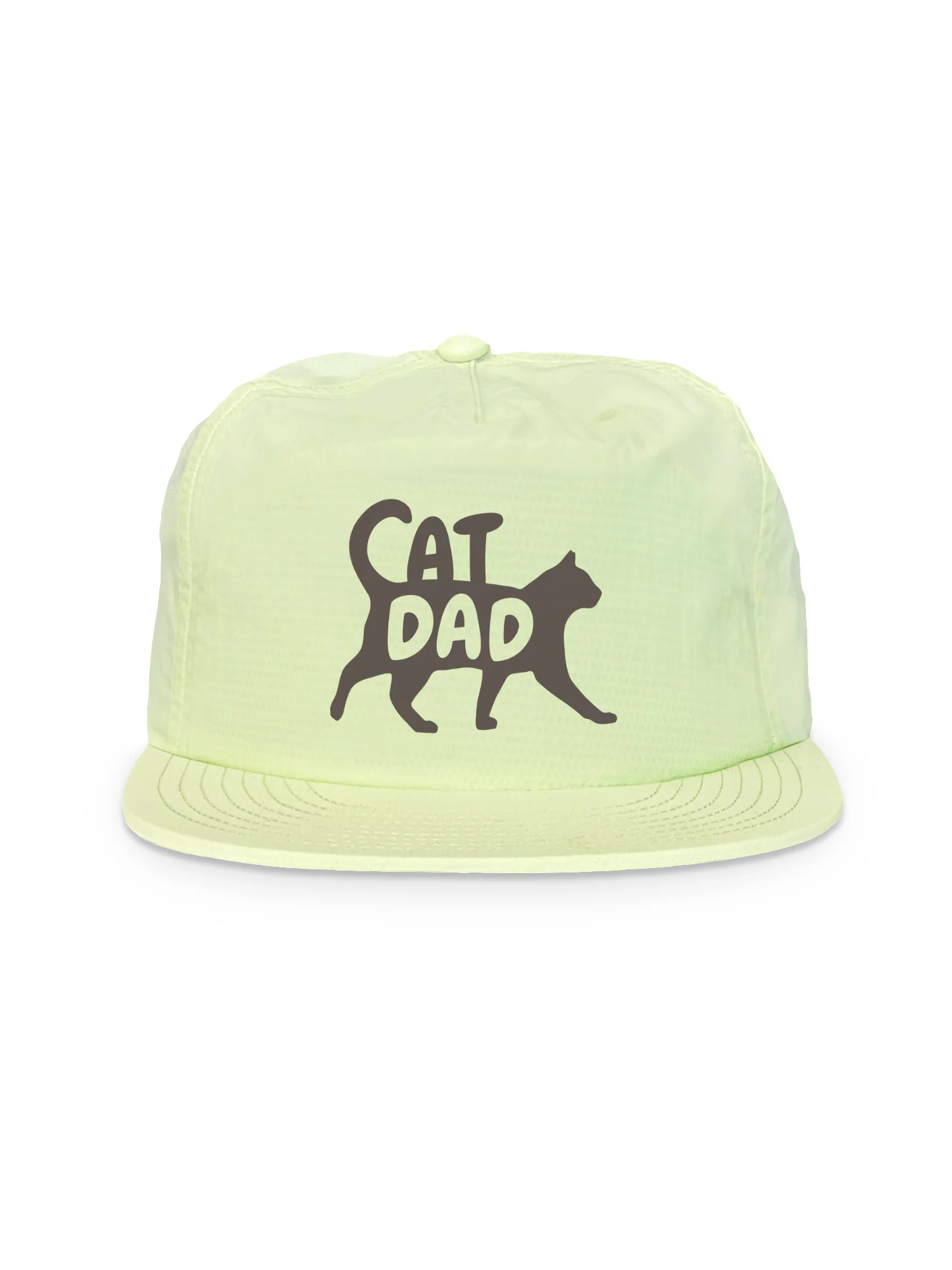 Cat Dad Silhouette Quick-Dry Cap - Image 6