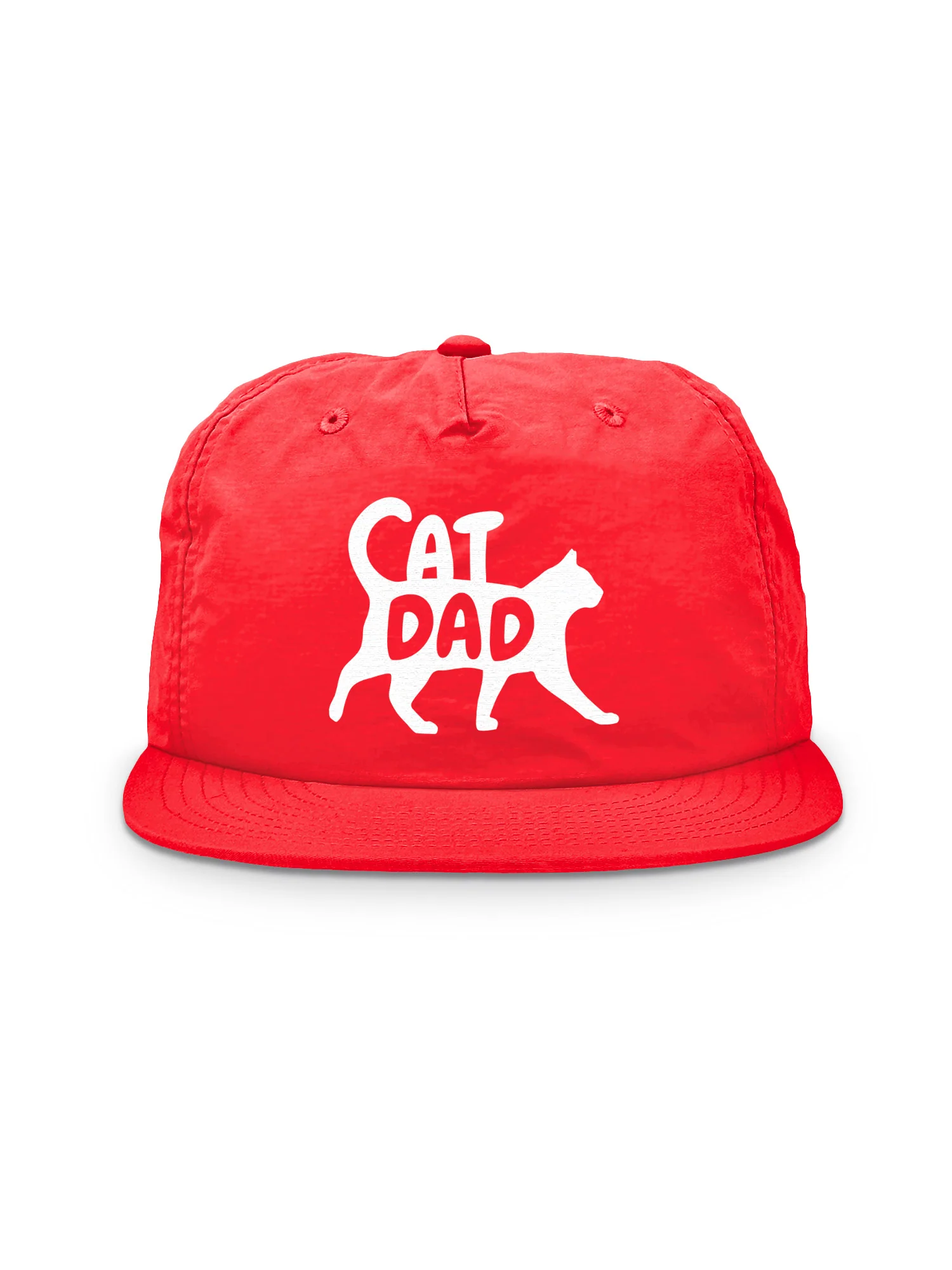Cat Dad Silhouette Quick-Dry Cap - Image 7