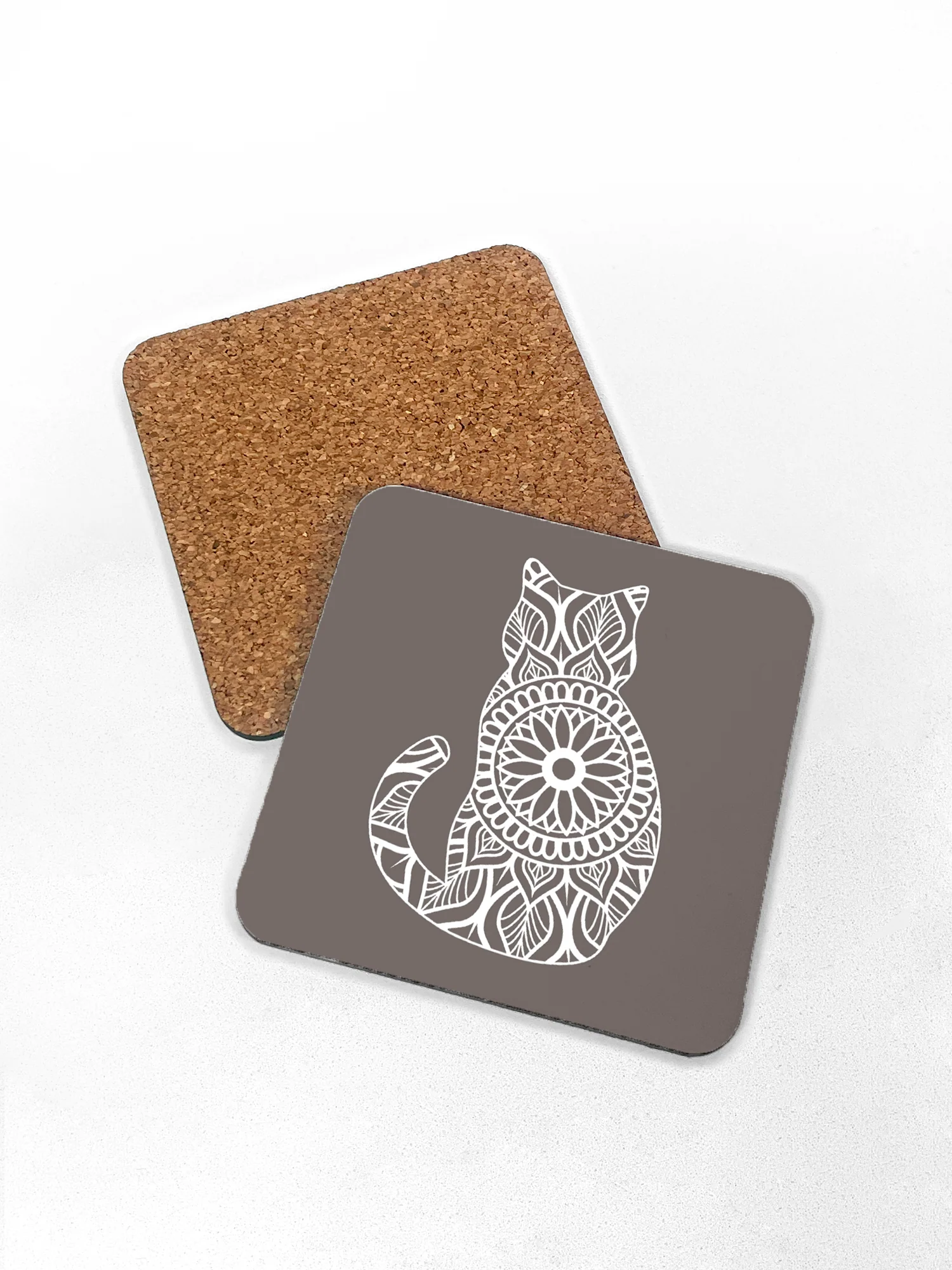 Cat Mandala Coaster - Image 4