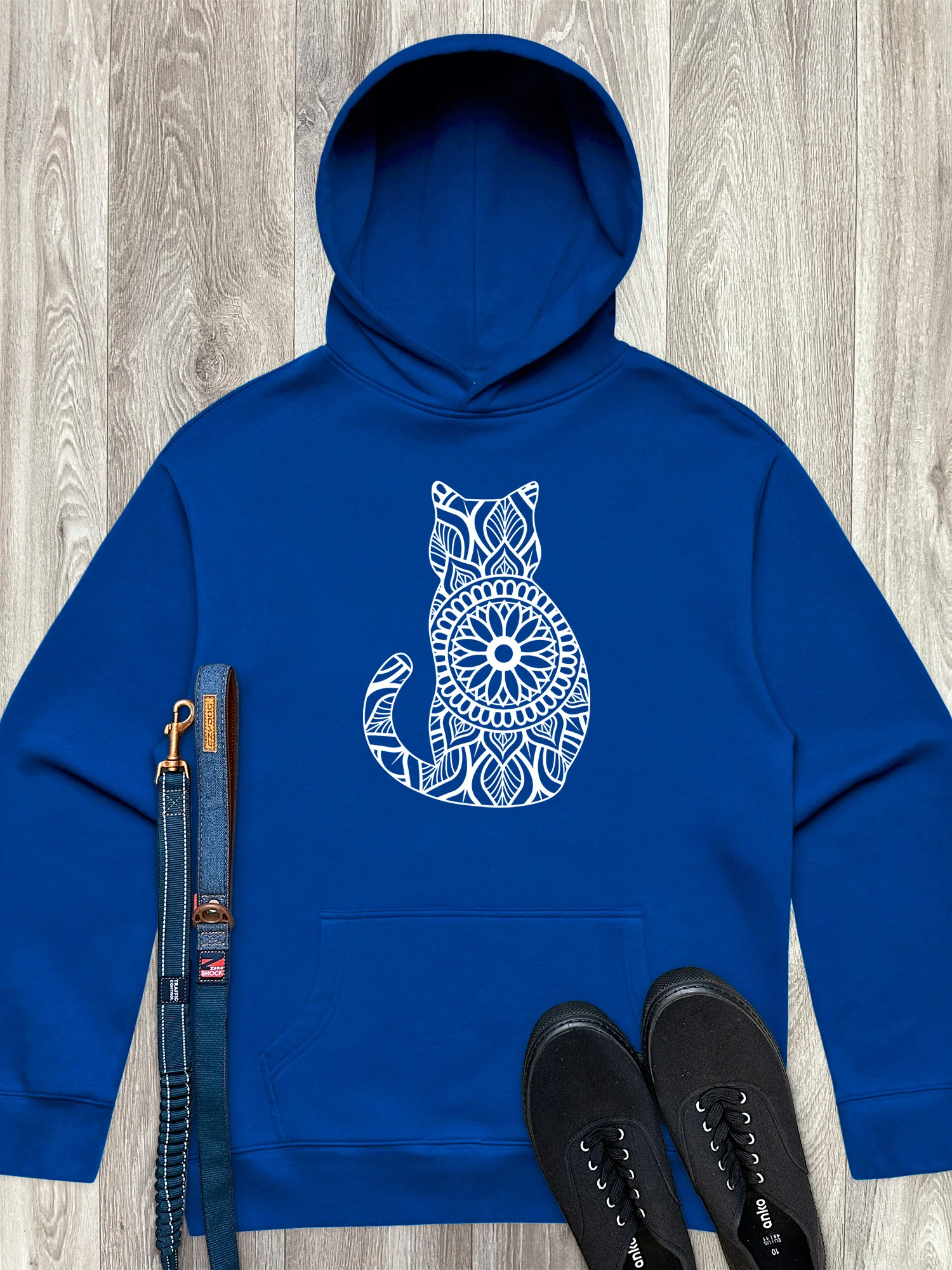 Cat Mandala Men's Comfort Hood - Image 2