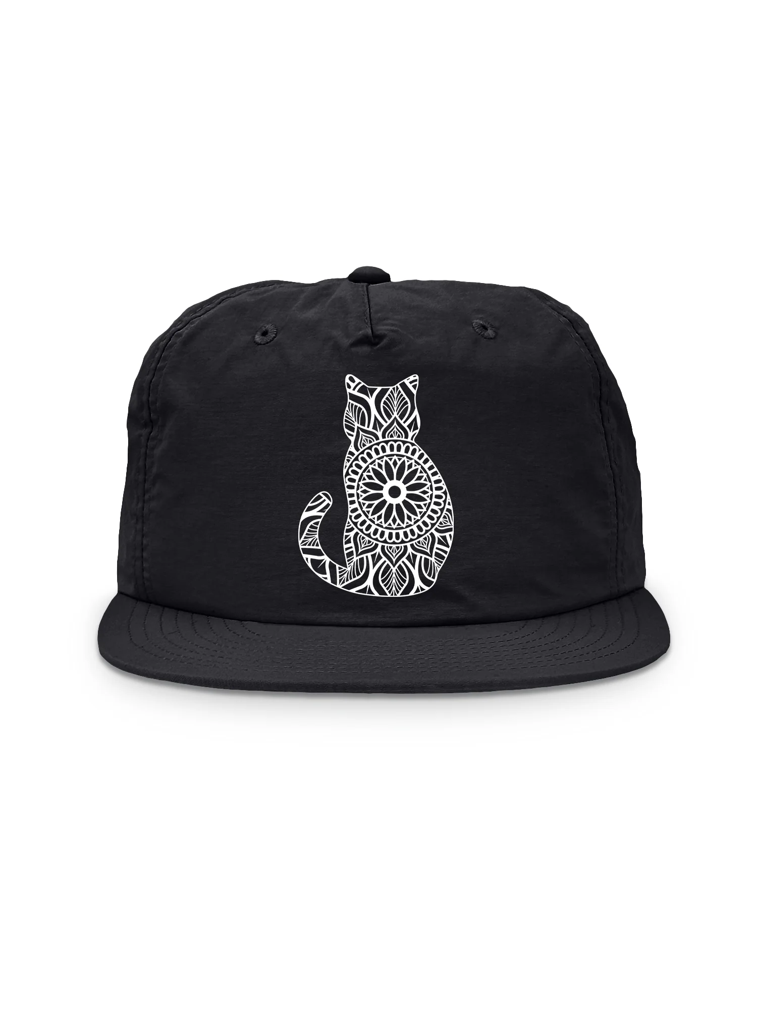 Cat Mandala Quick-Dry Cap - Image 2