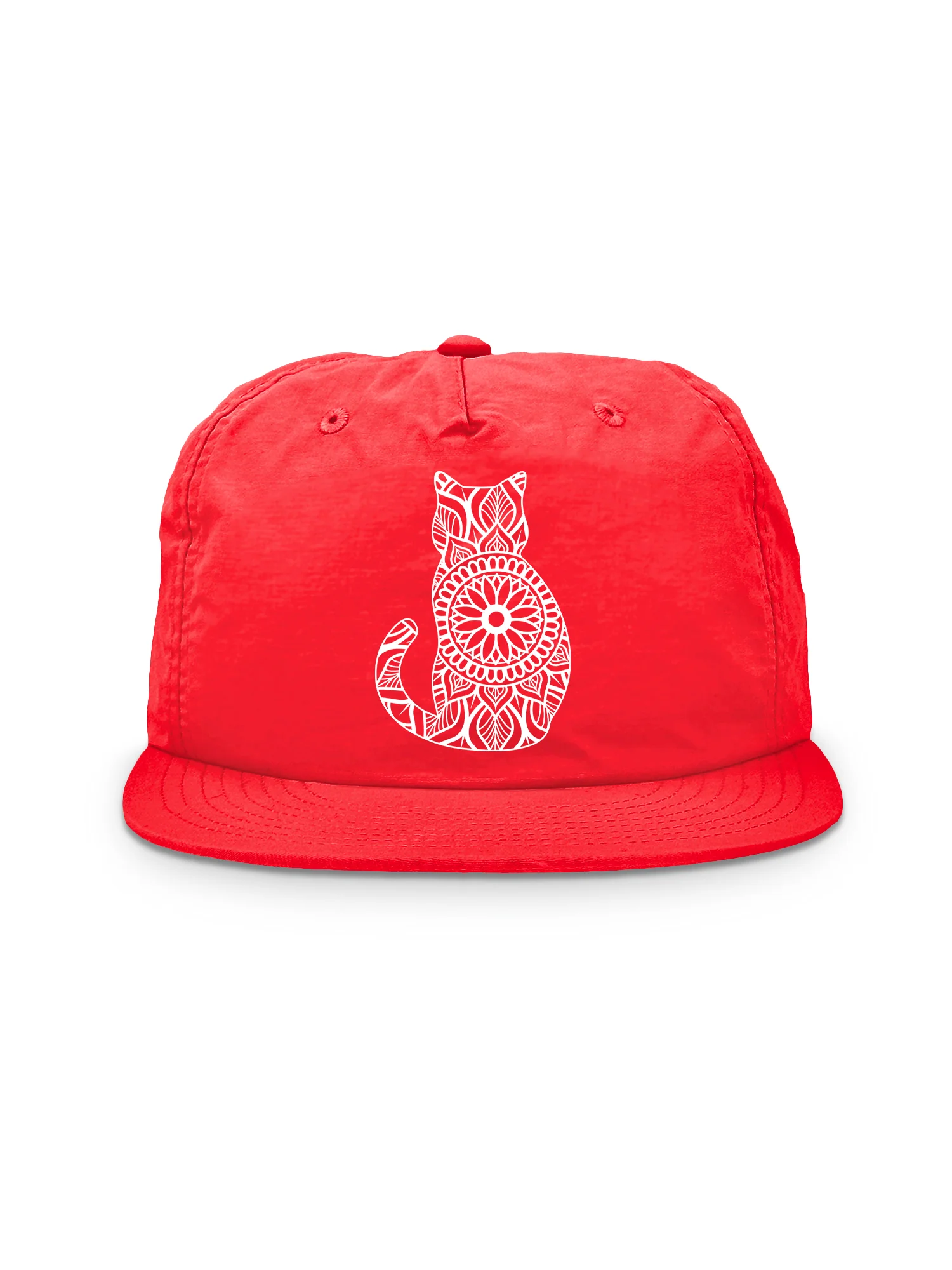 Cat Mandala Quick-Dry Cap - Image 3