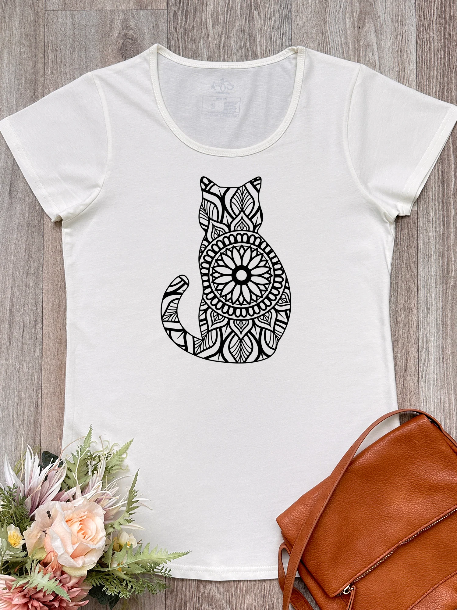 Cat Mandala Remi Women's Tee - Image 2