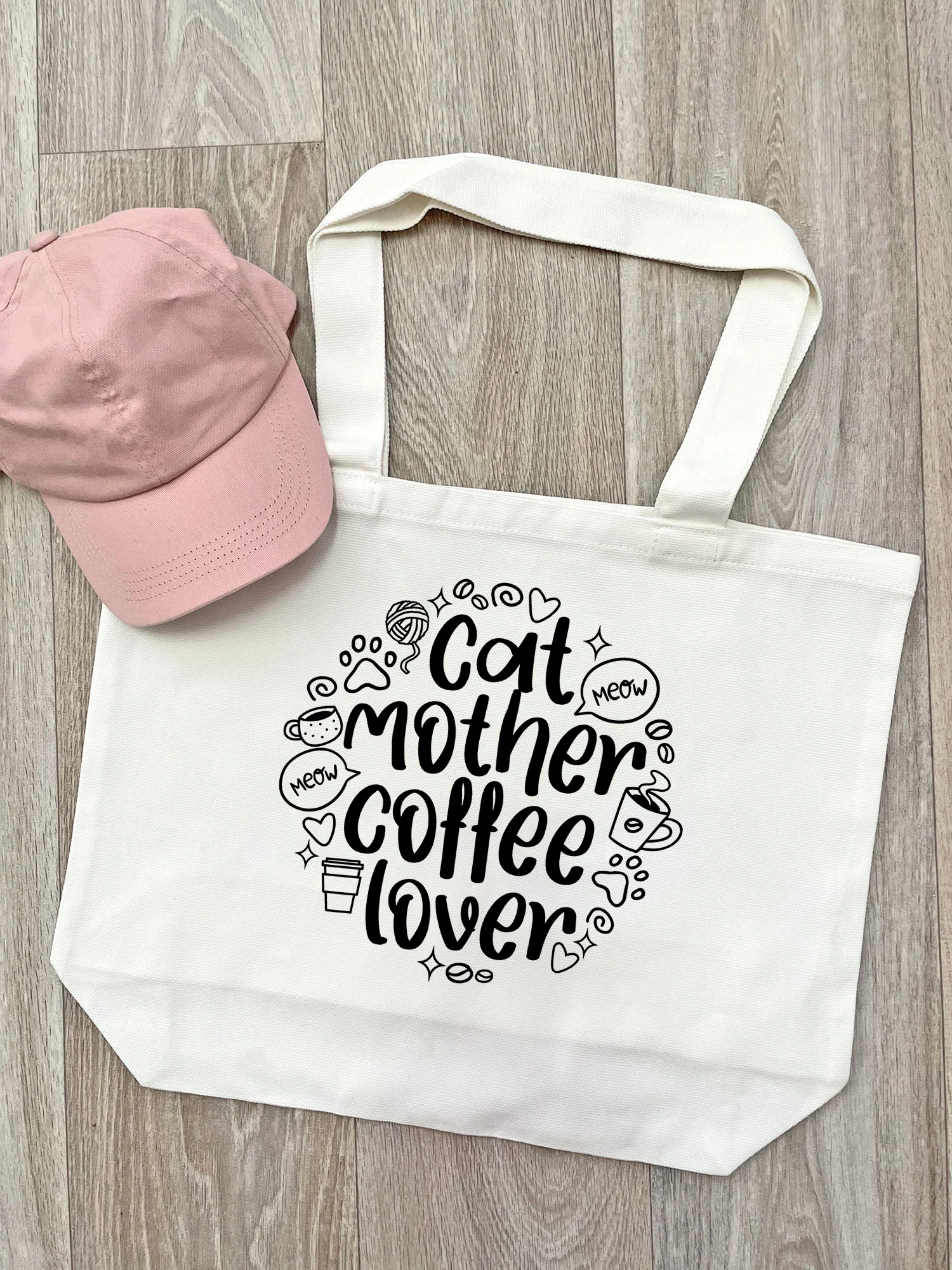 Cat Mother Coffee Lover Stella Tote Bag - Image 2
